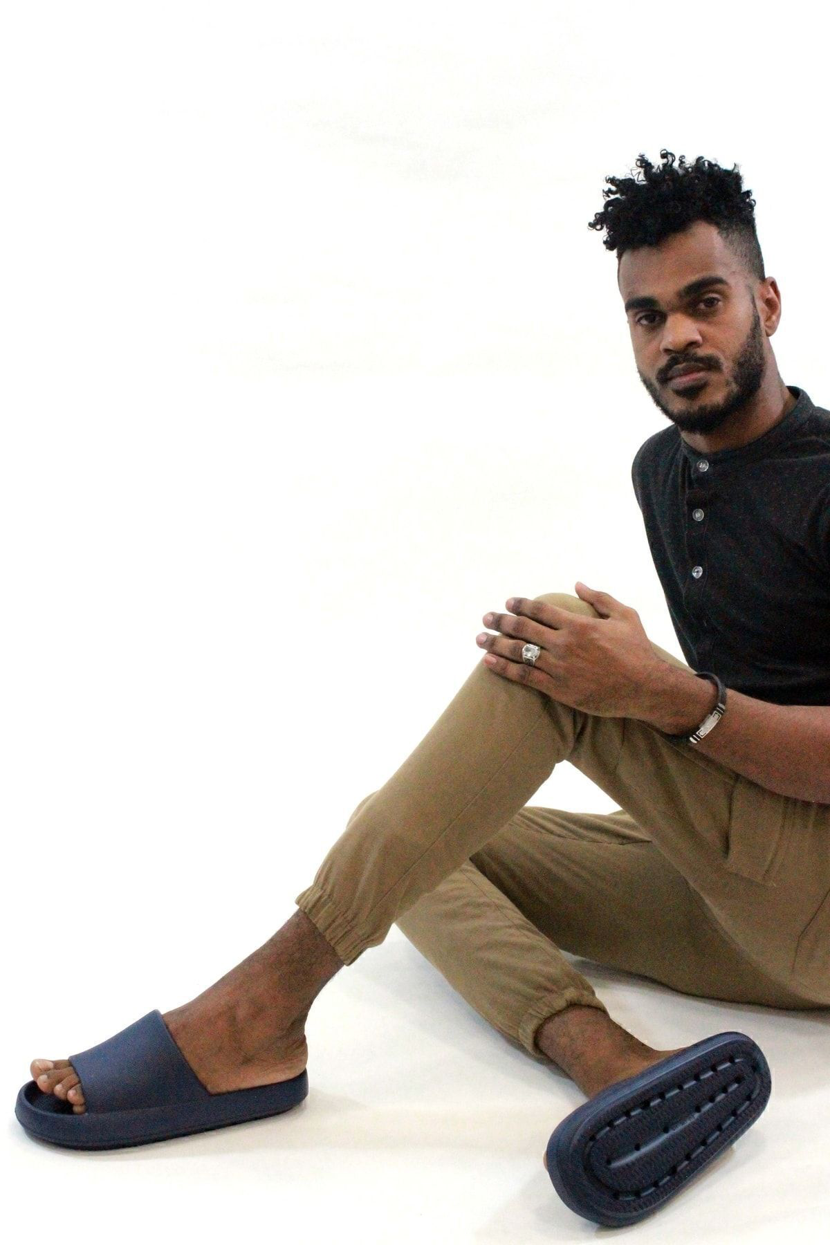 Unisex Plaj Havuz Deniz Günlük Terlik Erkek -kaymaz Taban- Ev-ban