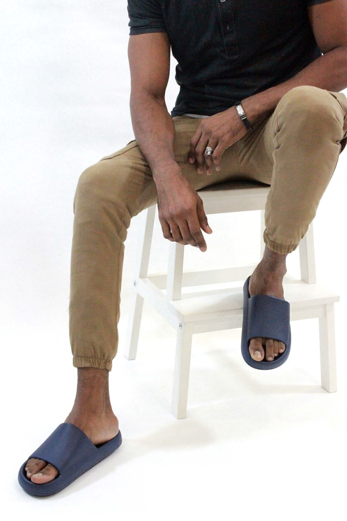 Unisex Plaj Havuz Deniz Günlük Terlik Erkek -kaymaz Taban- Ev-ban