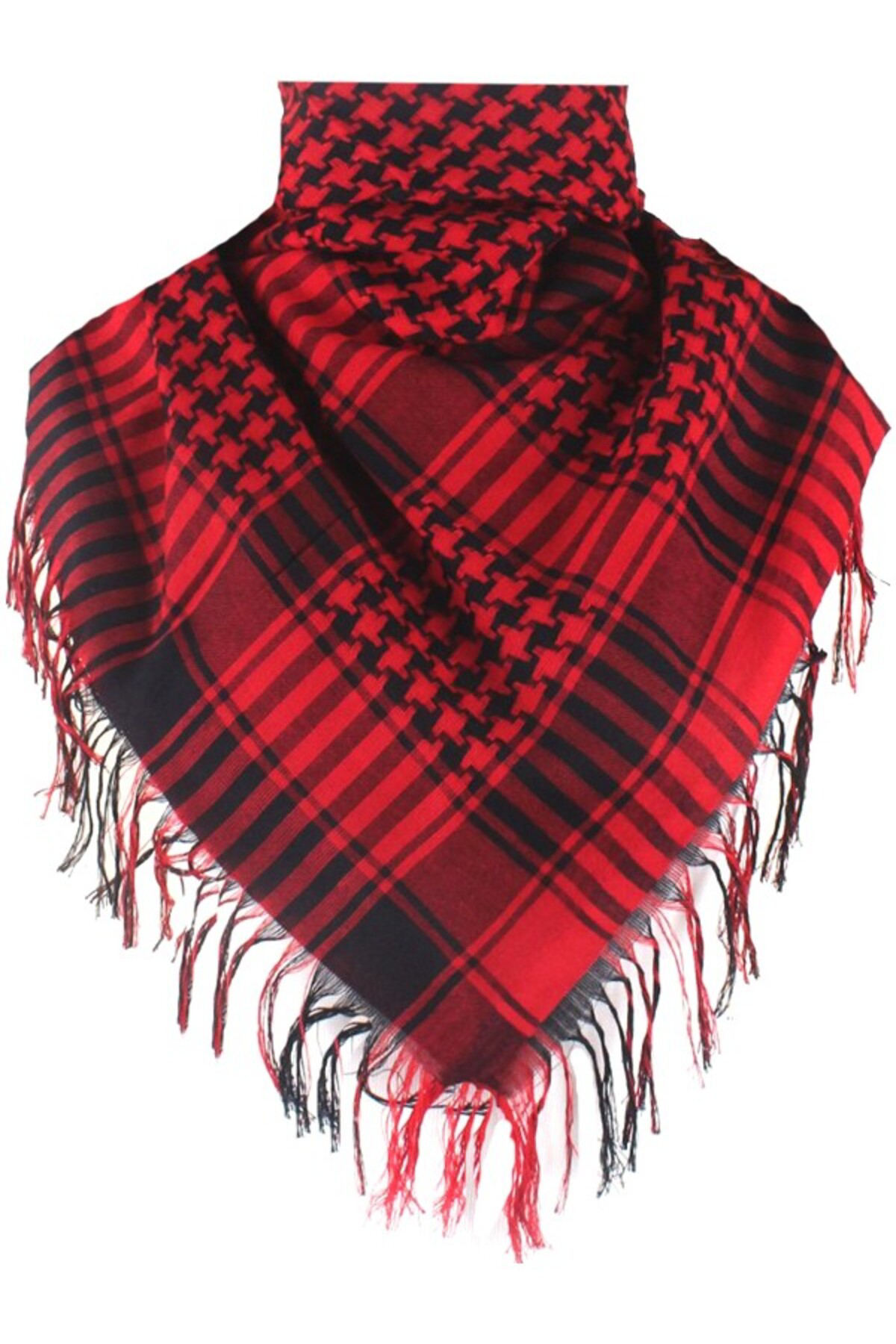 Unisex Poşu, Puşi, Keyfiye Şal kırmızı