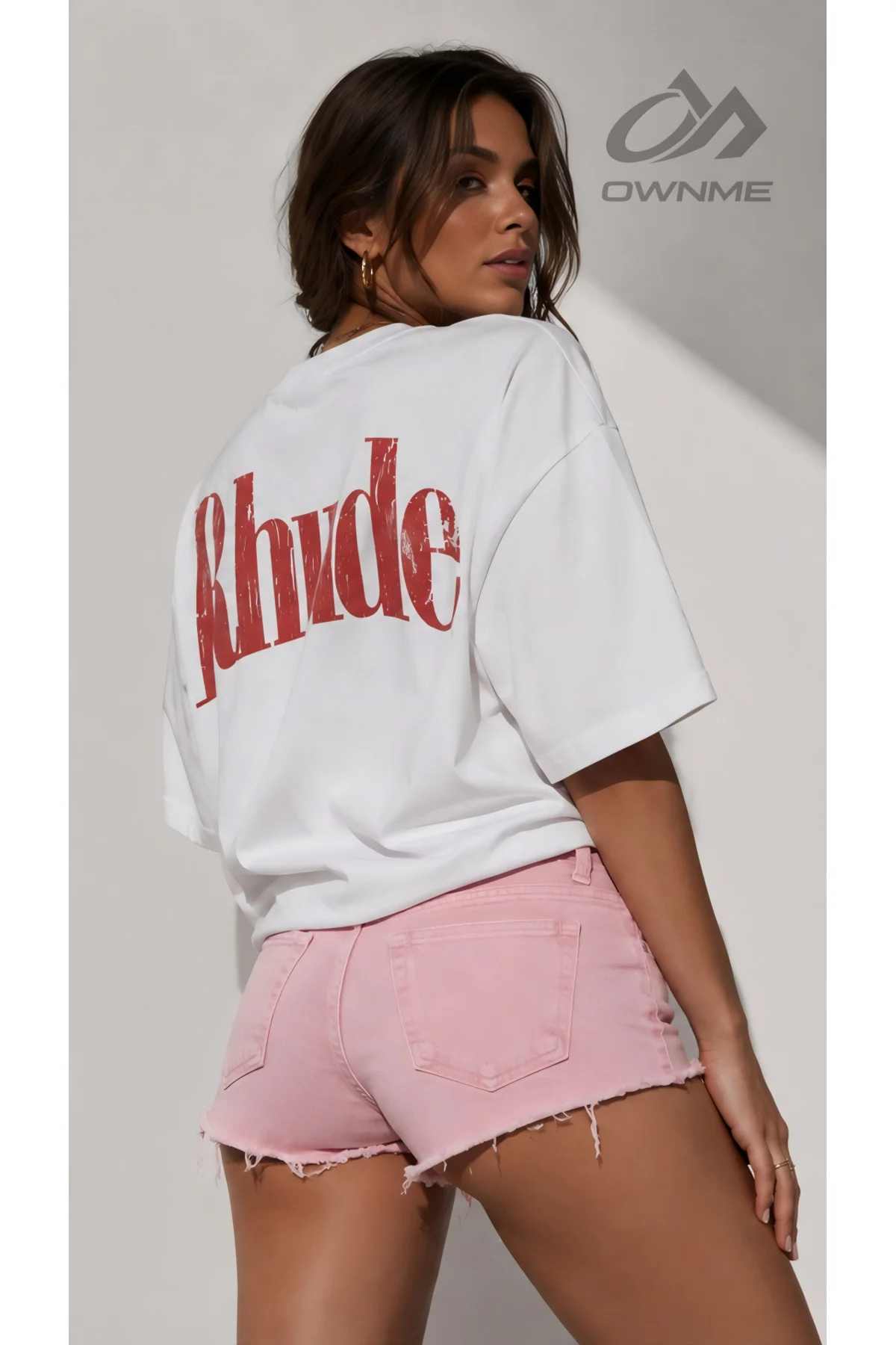 Unisex Rahude leopar Oversize T-shirt