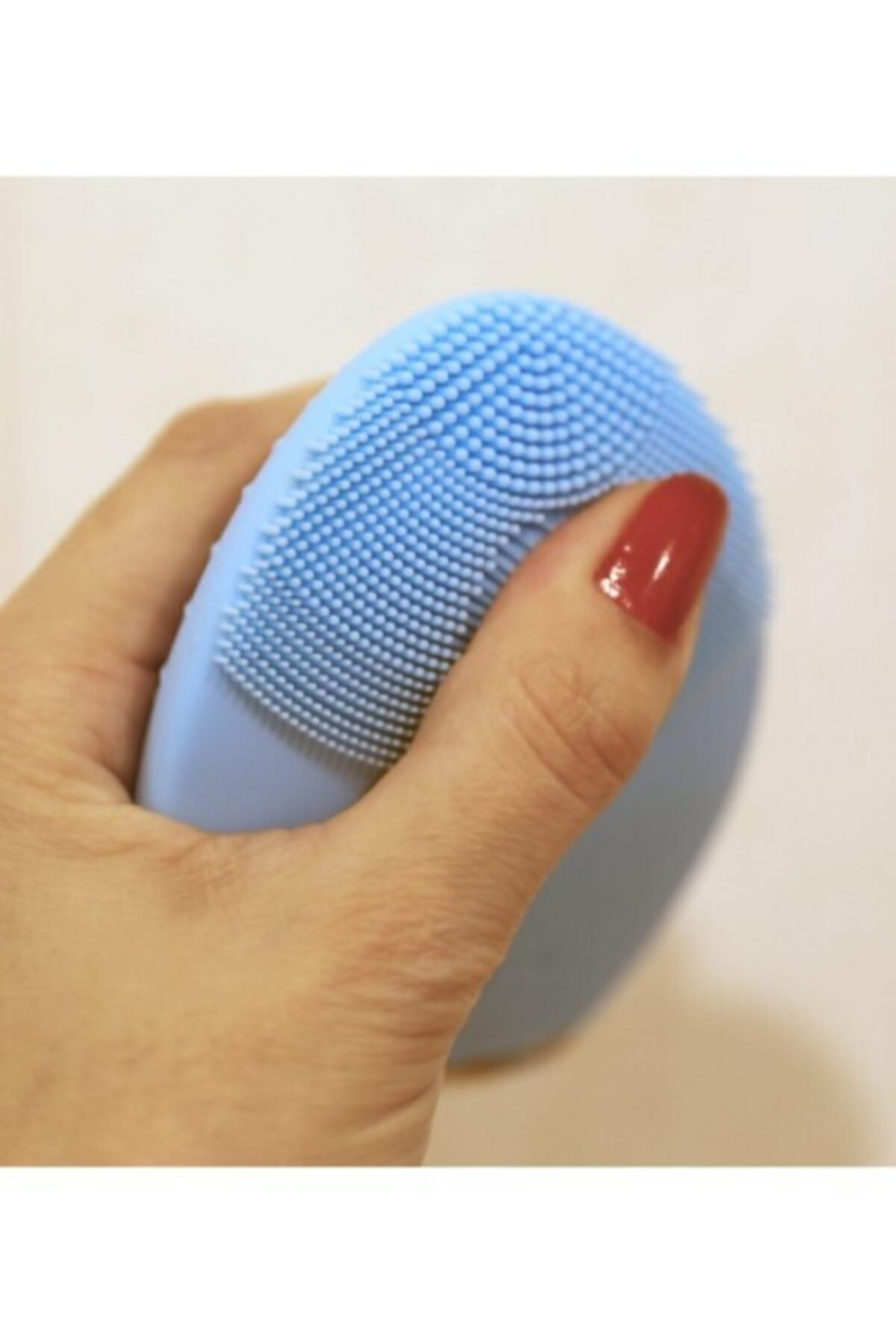 Unisex Renkli Süper Şarjlı Silikon Yüz Temizleme Fırçası