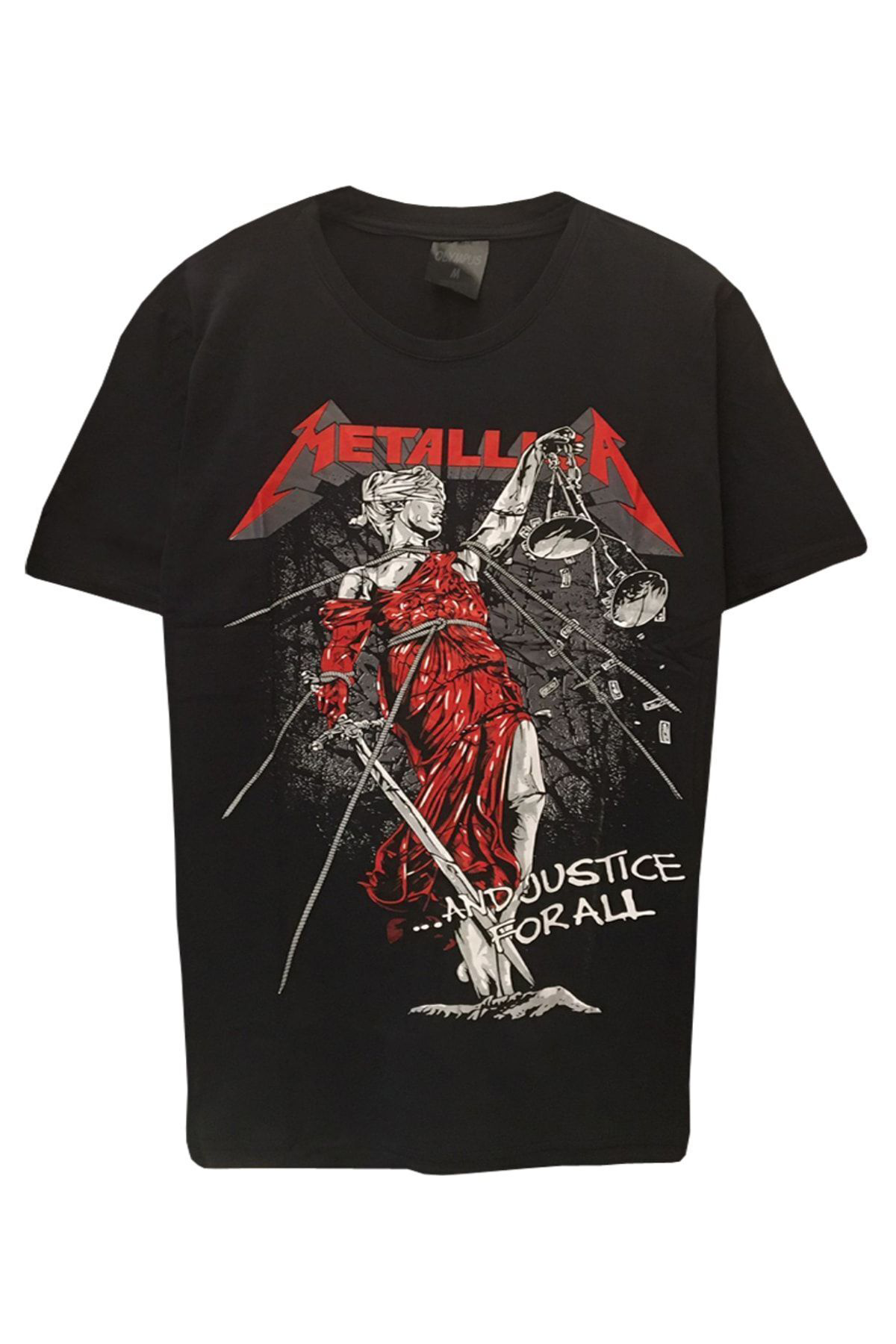 Unisex Rock Müzik Metallıca Baskılı Füme Tişört Unisex Rock Müzik Metallıca Baskılı Füme Tişört