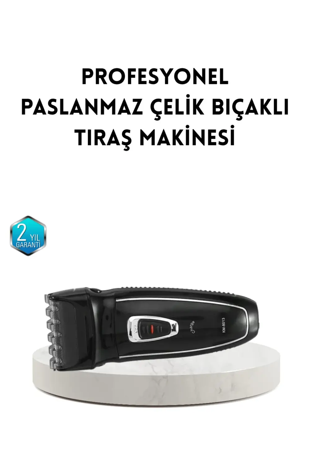 Unisex Şarjlı Saç ve Sakal Kesme Makinesi – Sessiz Motor, 1–12 mm