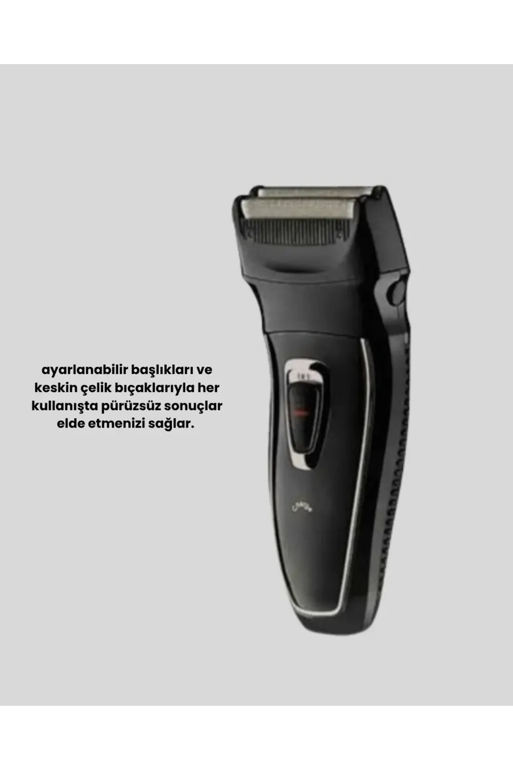 Unisex Şarjlı Saç ve Sakal Kesme Makinesi – Sessiz Motor, 1–12 mm