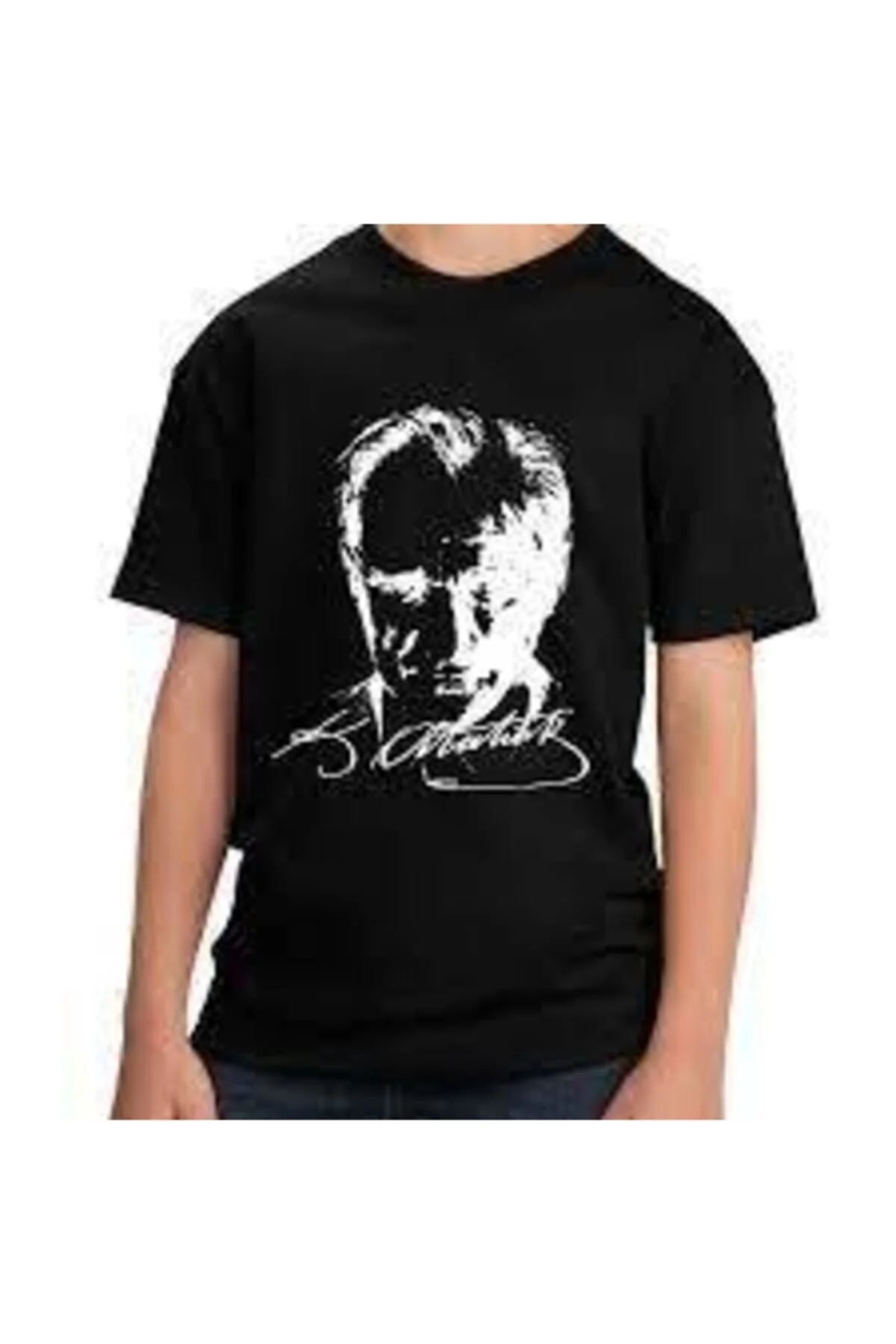 Unisex Siyah Atatürk Baskılı T-shirt / Atatürk Baskılı Tişört / 10 Kasım Atatürk Kısa Kol / Atatürk Unisex Siyah Atatürk Baskılı T-shirt / Atatürk Baskılı Tişört / 10 Kasım Atatürk Kısa Kol / Atatürk