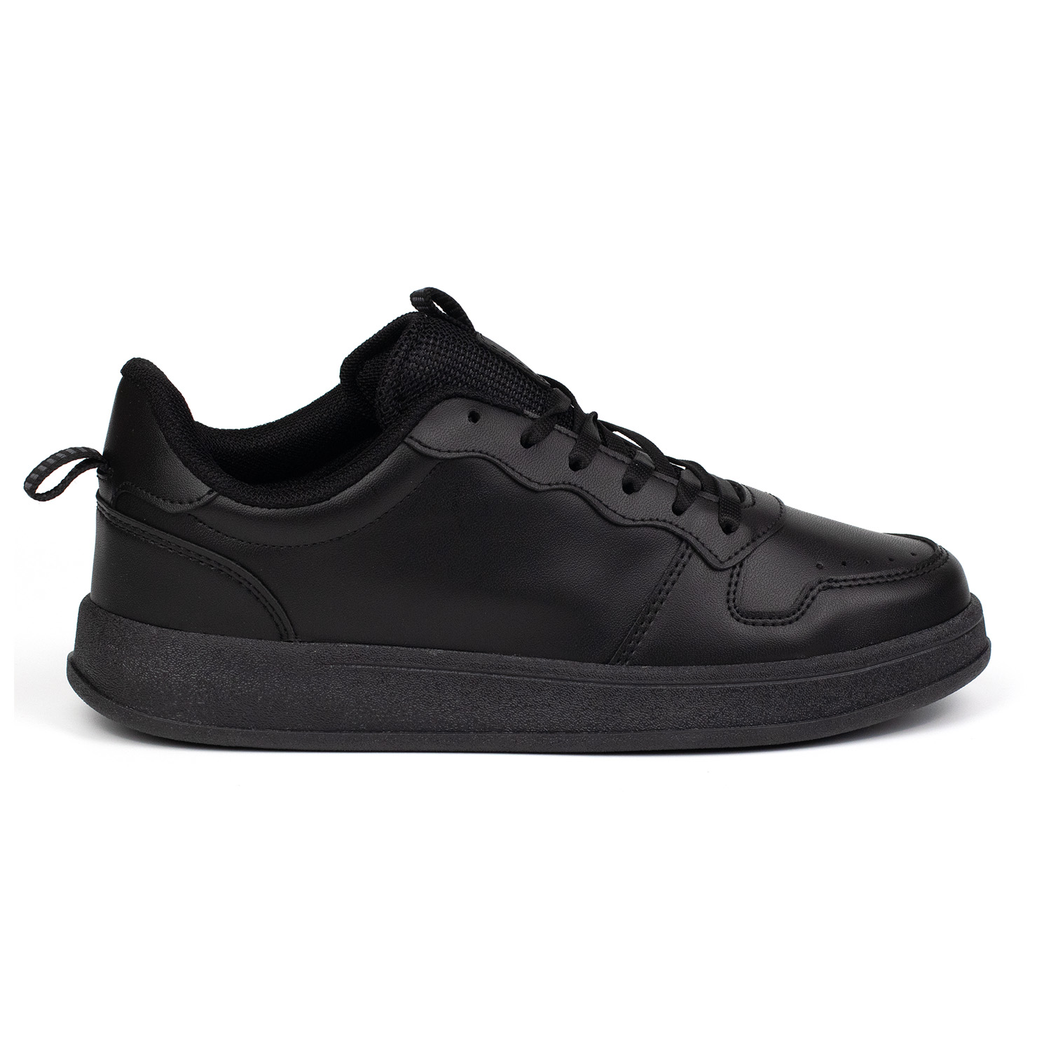 Unisex Siyah Bağcıklı Rahat Günlük Sneaker Spor Ayakkabı Unisex Siyah Bağcıklı Rahat Günlük Sneaker Spor Ayakkabı