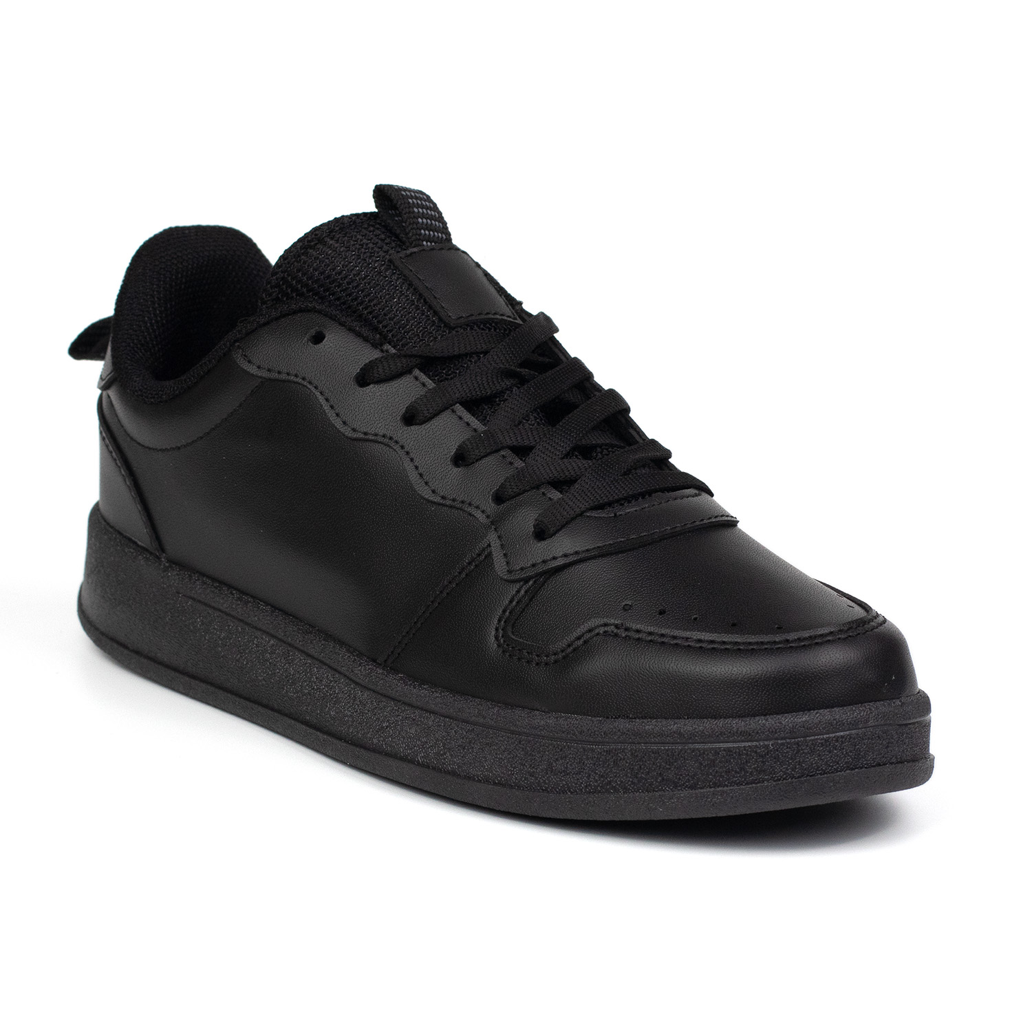 Unisex Siyah Bağcıklı Rahat Günlük Sneaker Spor Ayakkabı Unisex Siyah Bağcıklı Rahat Günlük Sneaker Spor Ayakkabı