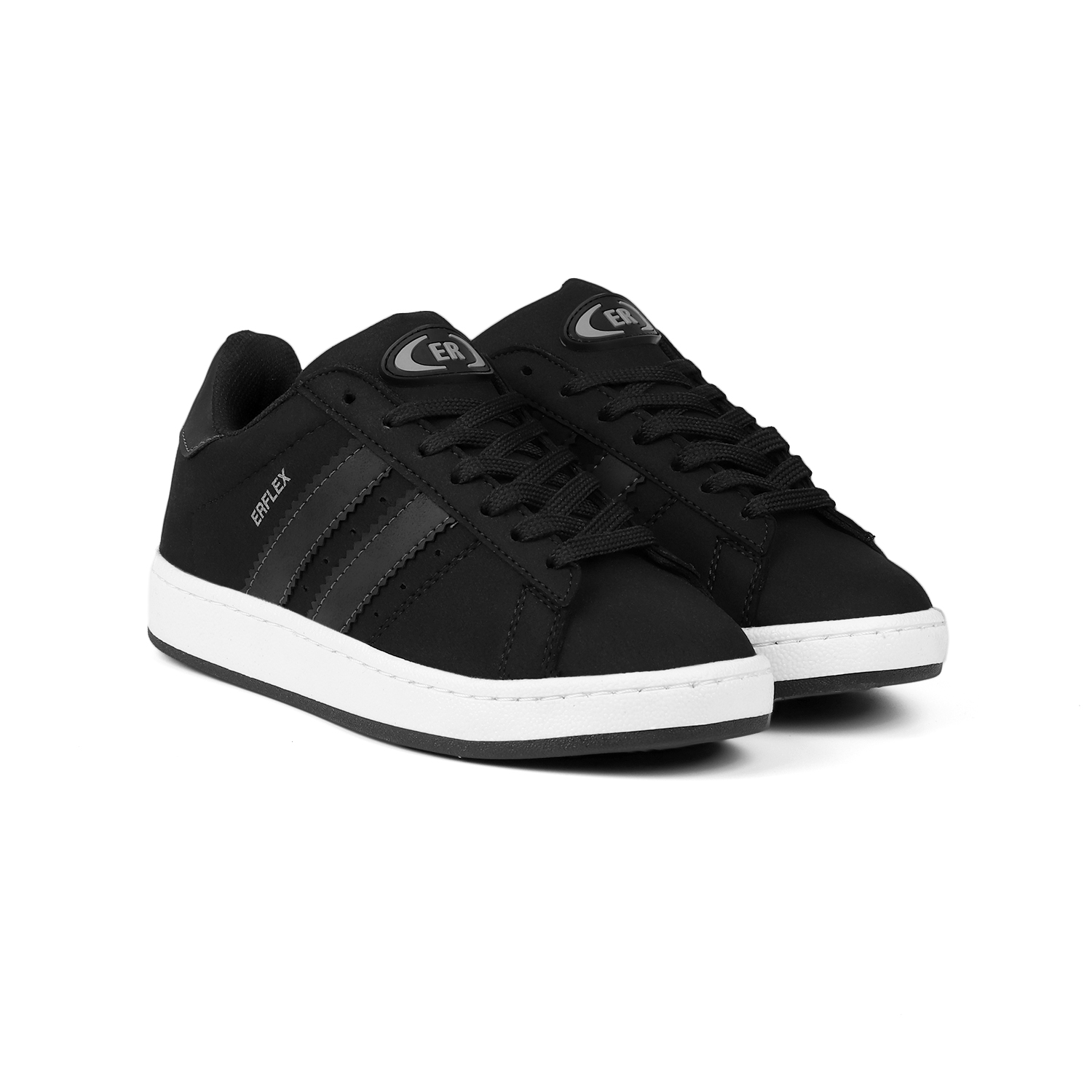 Unisex Siyah Bağcıklı Rahat Sneaker Günlük Spor Ayakkabı Unisex Siyah Bağcıklı Rahat Sneaker Günlük Spor Ayakkabı