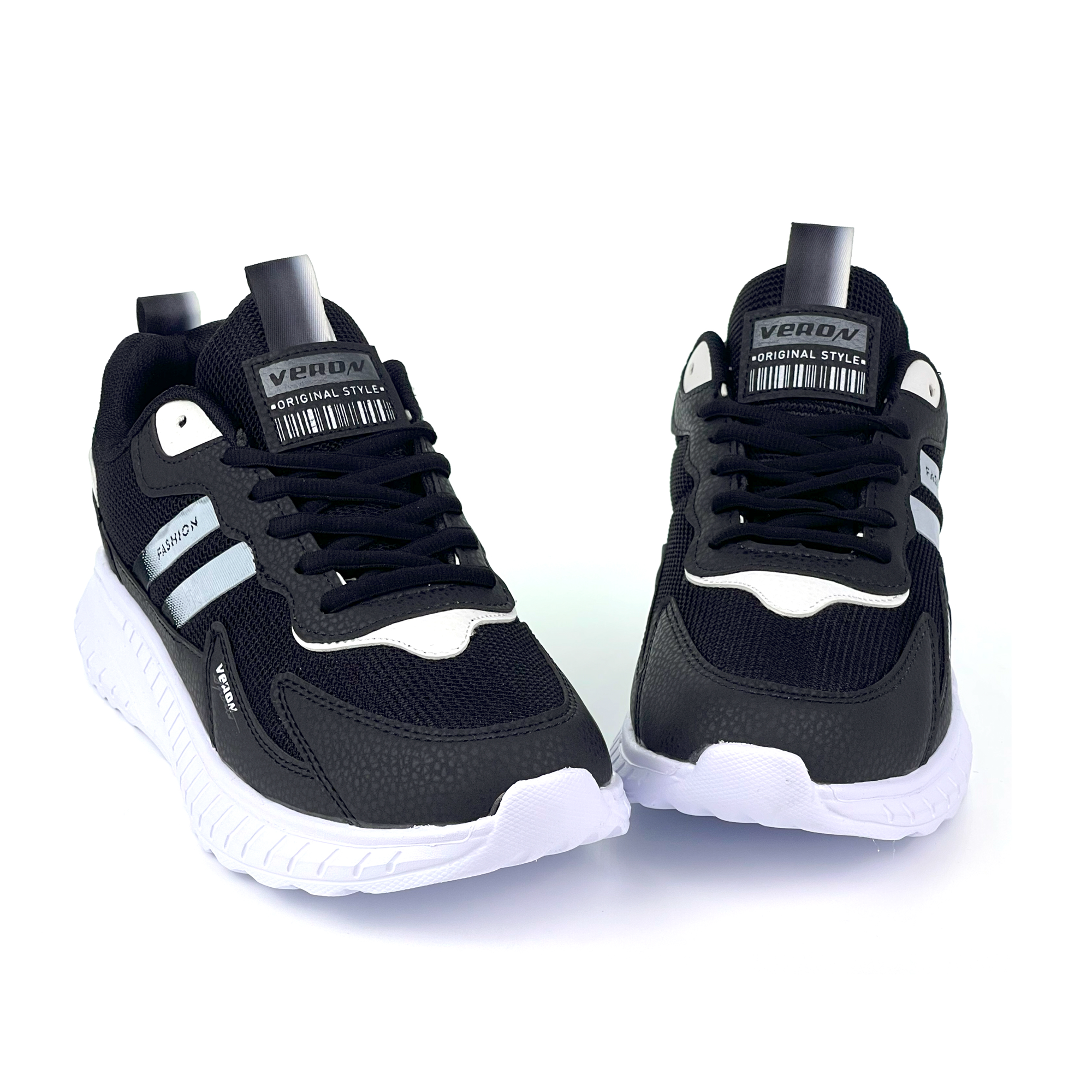 Kajila Unisex Siyah Beyaz Bağcıklı Esnek Hafif Günlük Sneaker Spor Ayakk Kajila Unisex Siyah Beyaz Bağcıklı Esnek Hafif Günlük Sneaker Spor Ayakk