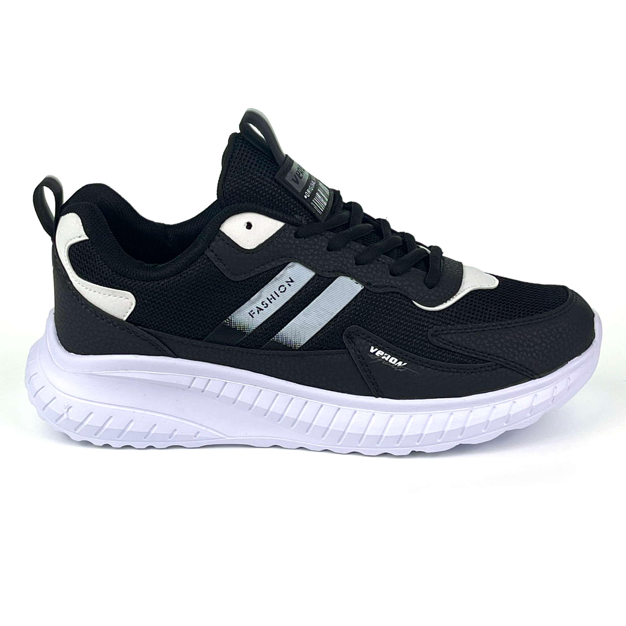 Kajila Unisex Siyah Beyaz Bağcıklı Esnek Hafif Günlük Sneaker Spor Ayakk Kajila Unisex Siyah Beyaz Bağcıklı Esnek Hafif Günlük Sneaker Spor Ayakk