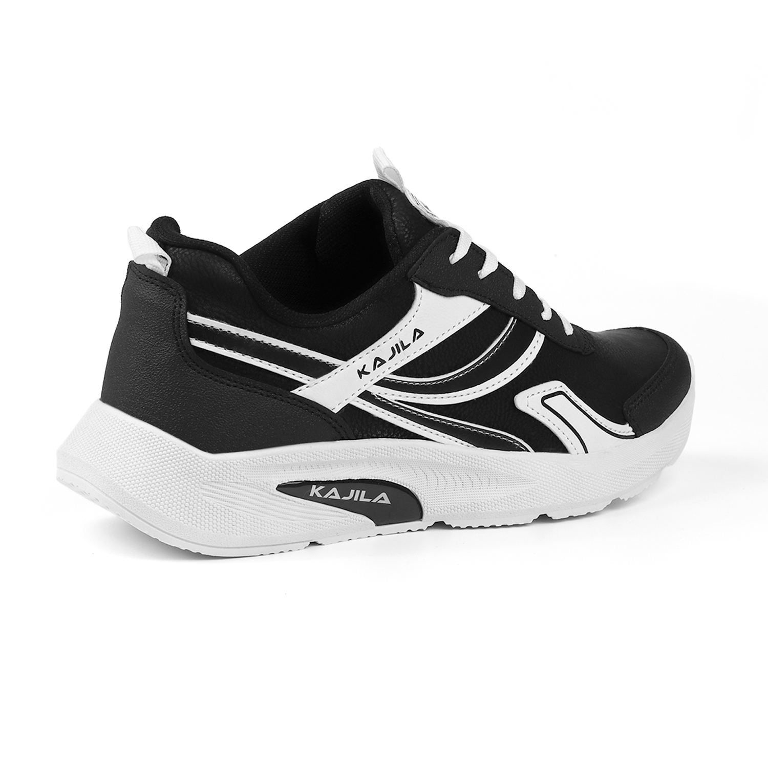 Kajila Unisex Siyah Beyaz Özel Tasarım Modern Konforlu Rahat Sneaker Gün Kajila Unisex Siyah Beyaz Özel Tasarım Modern Konforlu Rahat Sneaker Gün