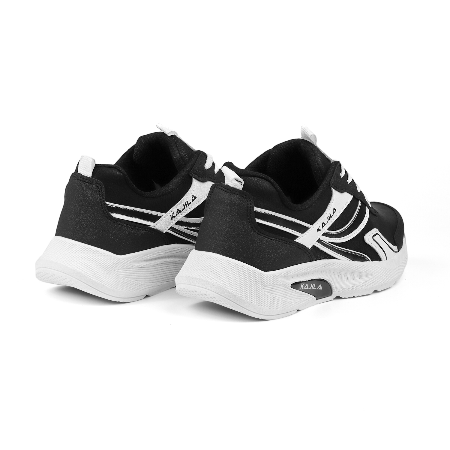 Kajila Unisex Siyah Beyaz Özel Tasarım Modern Konforlu Rahat Sneaker Gün Kajila Unisex Siyah Beyaz Özel Tasarım Modern Konforlu Rahat Sneaker Gün