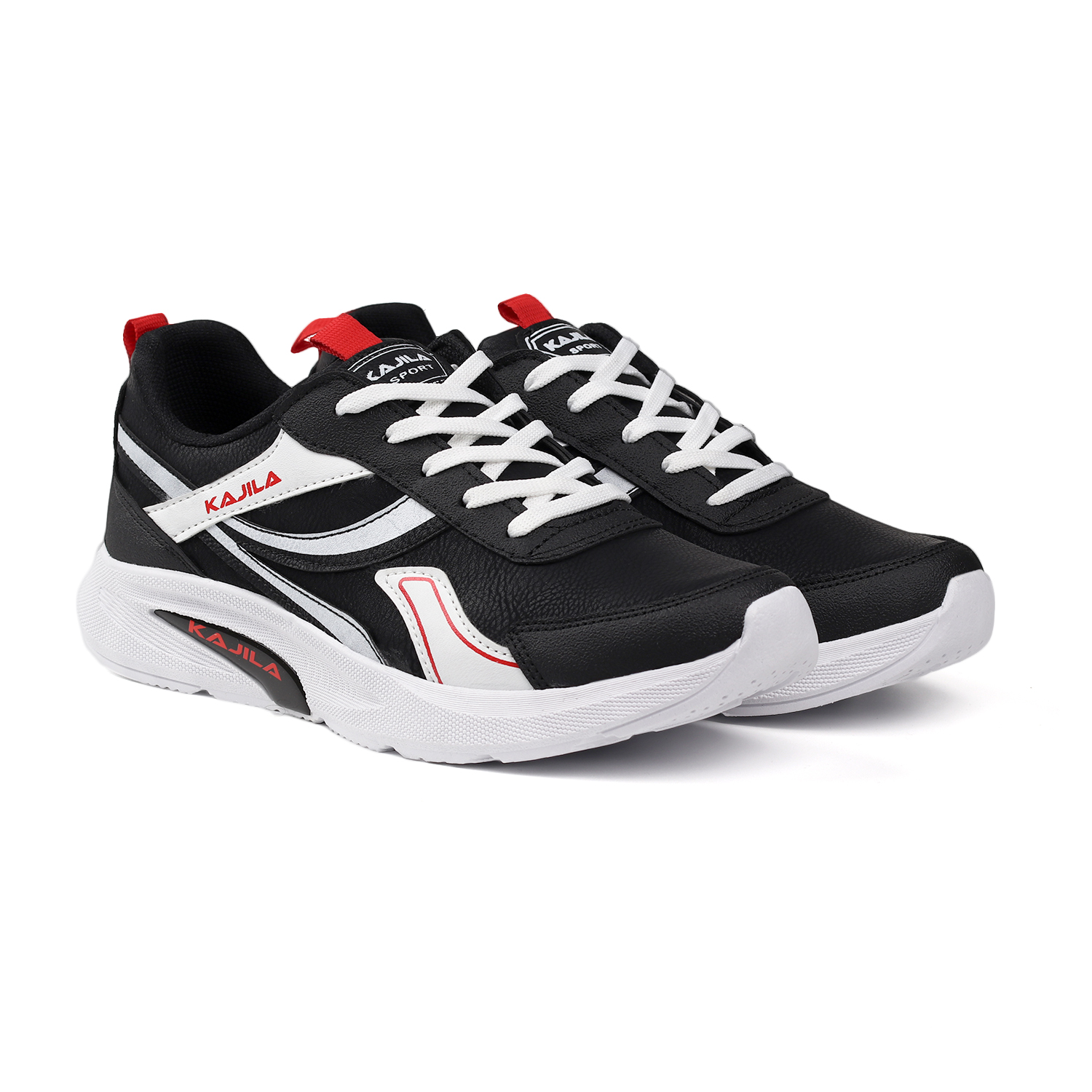 Unisex Siyah Kırmızı Özel Tasarım Modern Konforlu Rahat Sneaker G