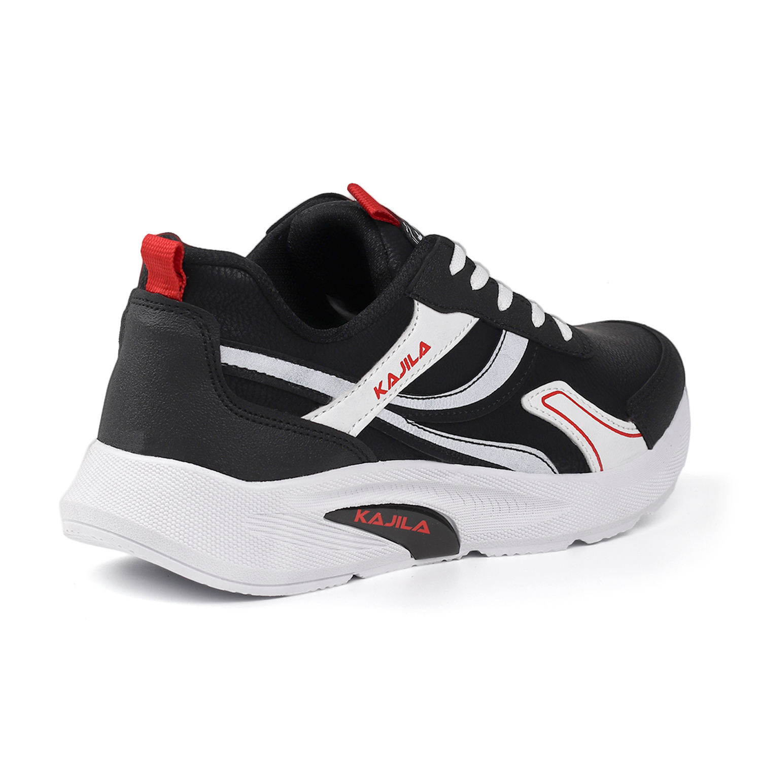 Unisex Siyah Kırmızı Özel Tasarım Modern Konforlu Rahat Sneaker G