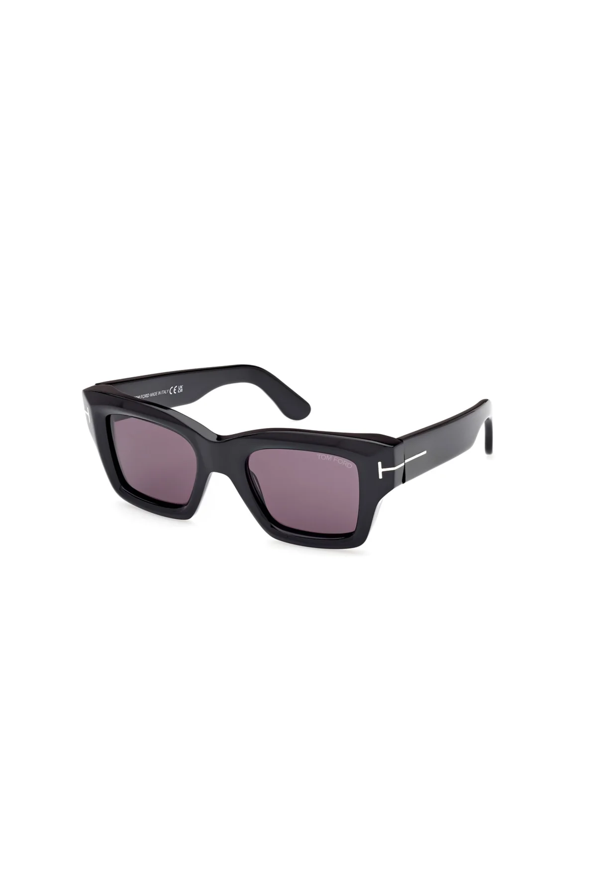 Unisex Siyah Organik (UV) Cam Kemik Kapalı Çerçeve Tasarım Güneş Gözlüğü Tf1154 01a 50-22 Ilias