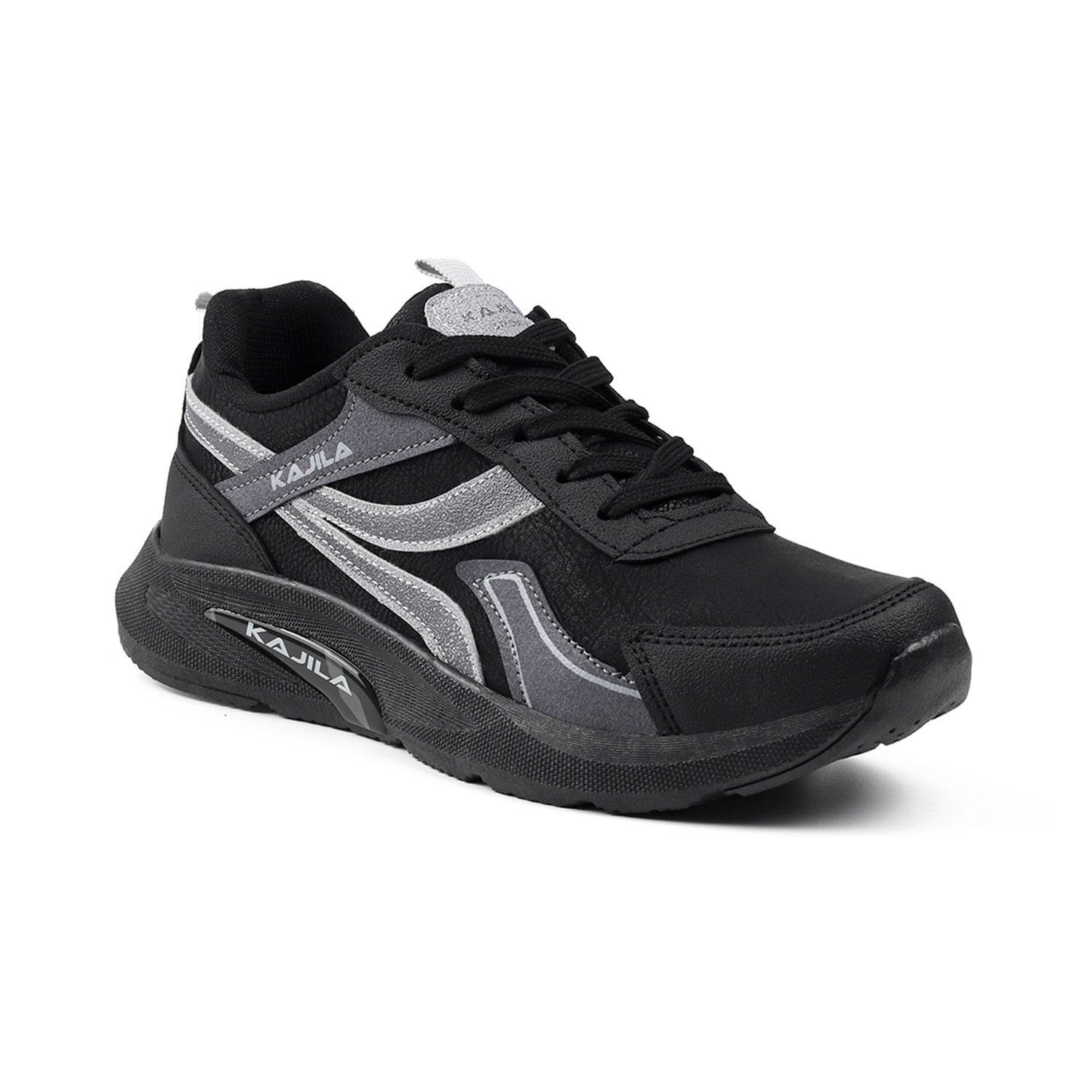 Kajila Unisex Siyah Özel Tasarım Modern Konforlu Rahat Sneaker Günlük Yü