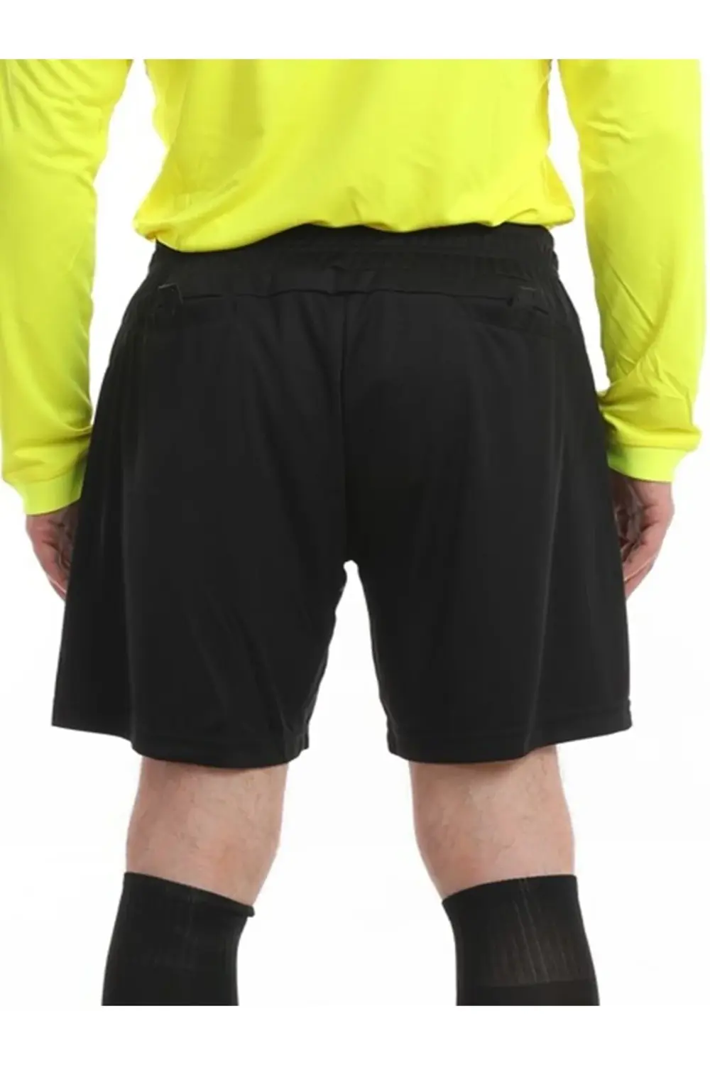 Unisex Siyah Şort, Önde 2, Arkada 2 Cepli R079100