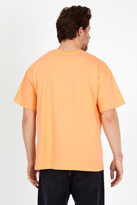 Unisex Somon Baskılı Bisiklet Yaka Oversize T-shirt - SOMON