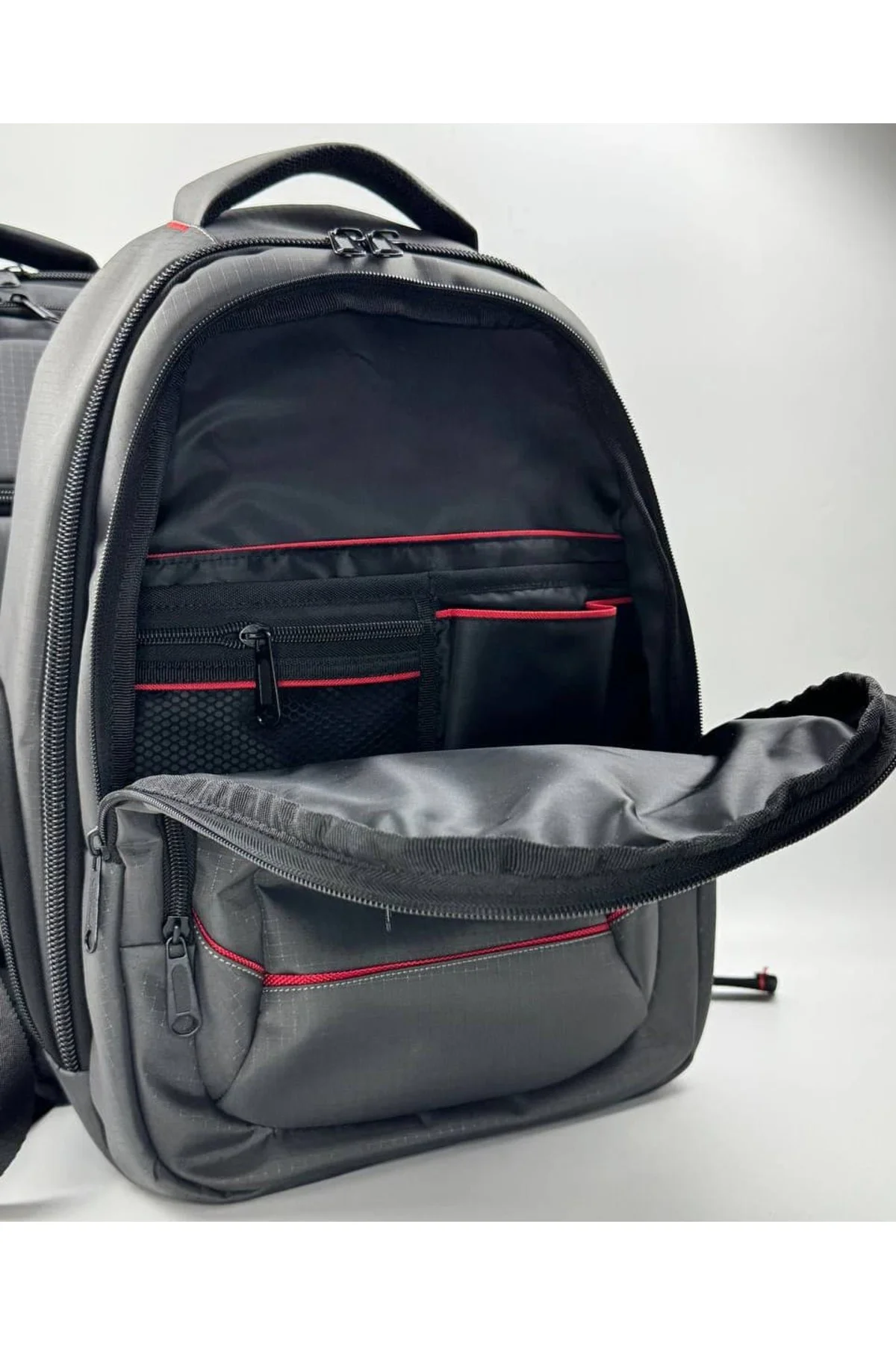 Unisex Su Geçirmez 4 Bölmeli Sırt Çantası - Okul , İş, Laptop İçi