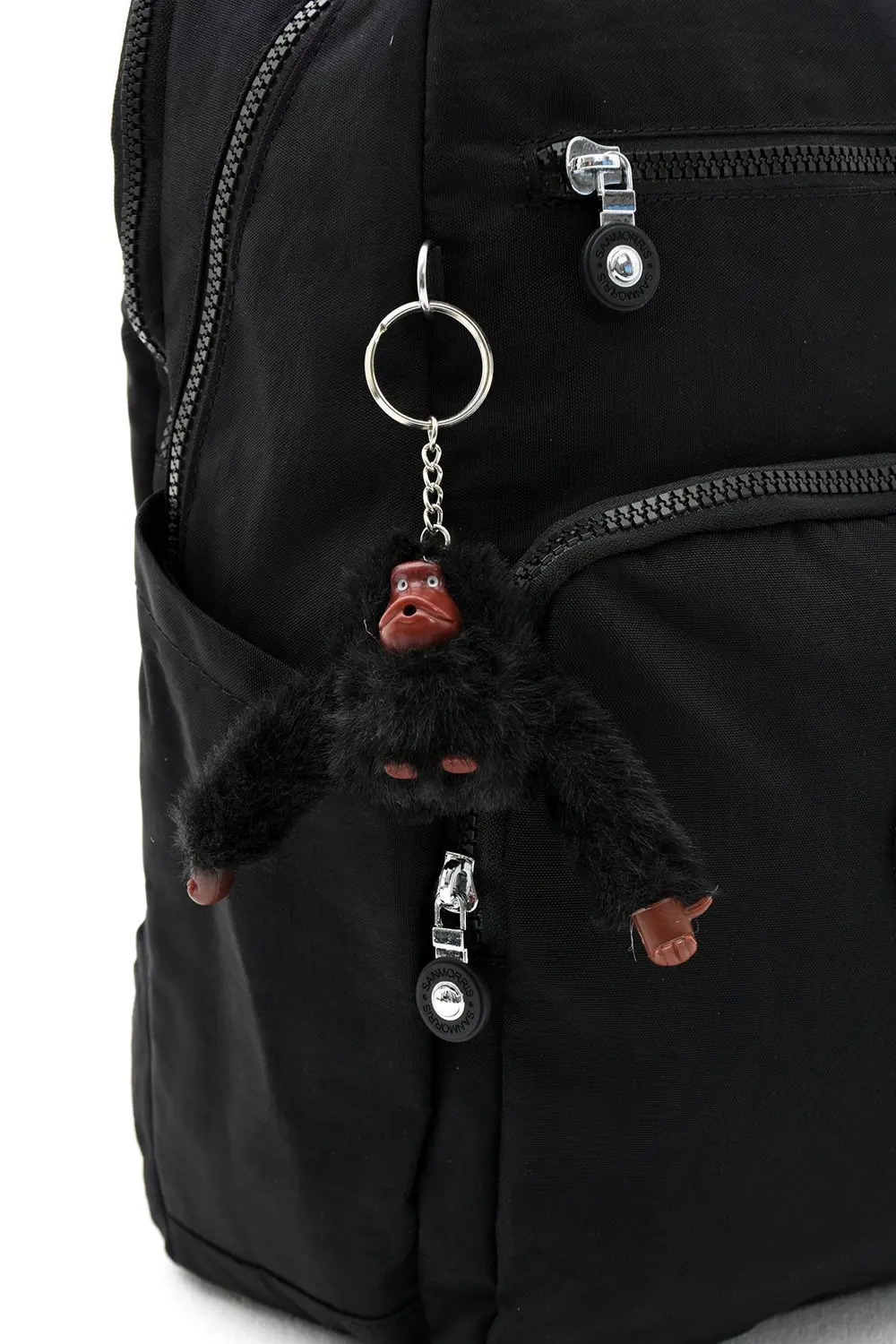 Unisex Suya Dayanıklı Krinkıl Kumaş Çok Gözlü Orta Boy Siyah Renk