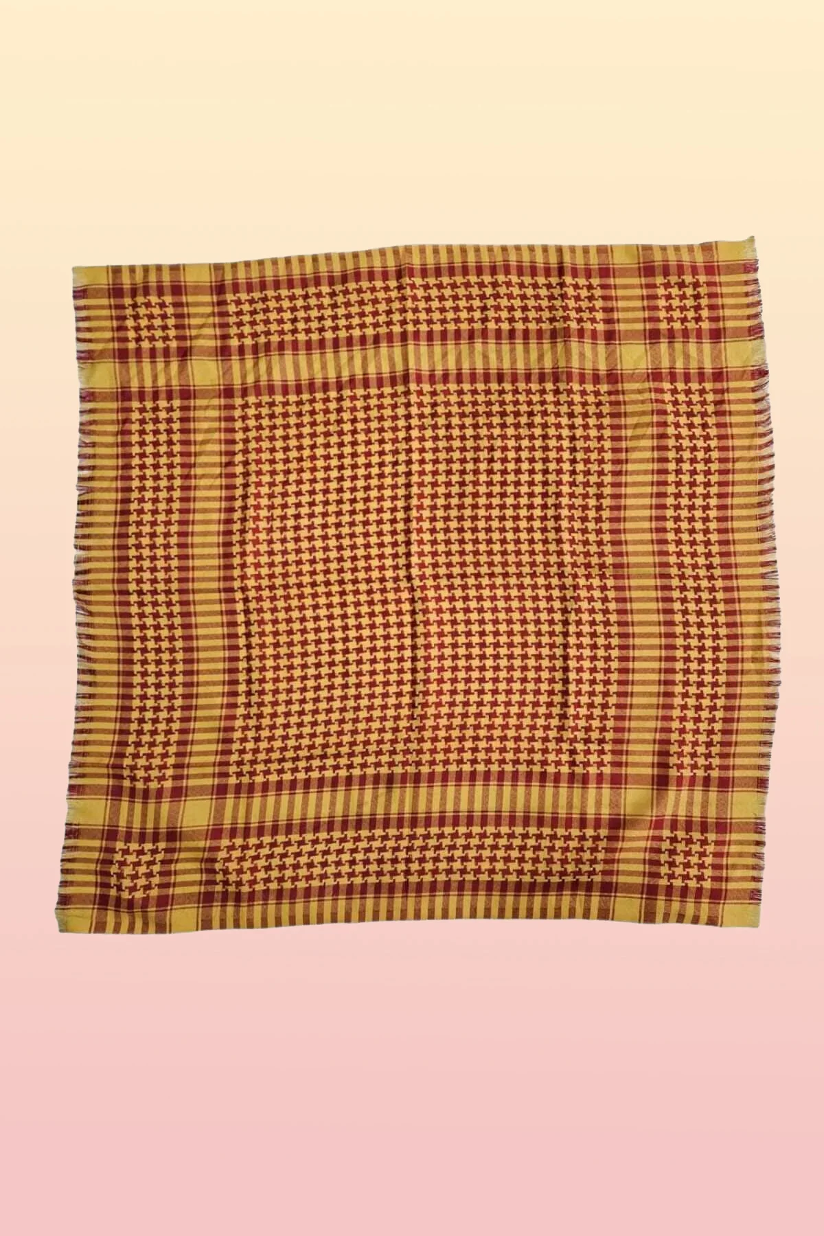 Unisex Taraftar Şalı 100 Cm X 100 Cm Günlük Kullanım Puşi Şal Unisex Taraftar Şalı 100 Cm X 100 Cm Günlük Kullanım Puşi Şal - Görsel 3
