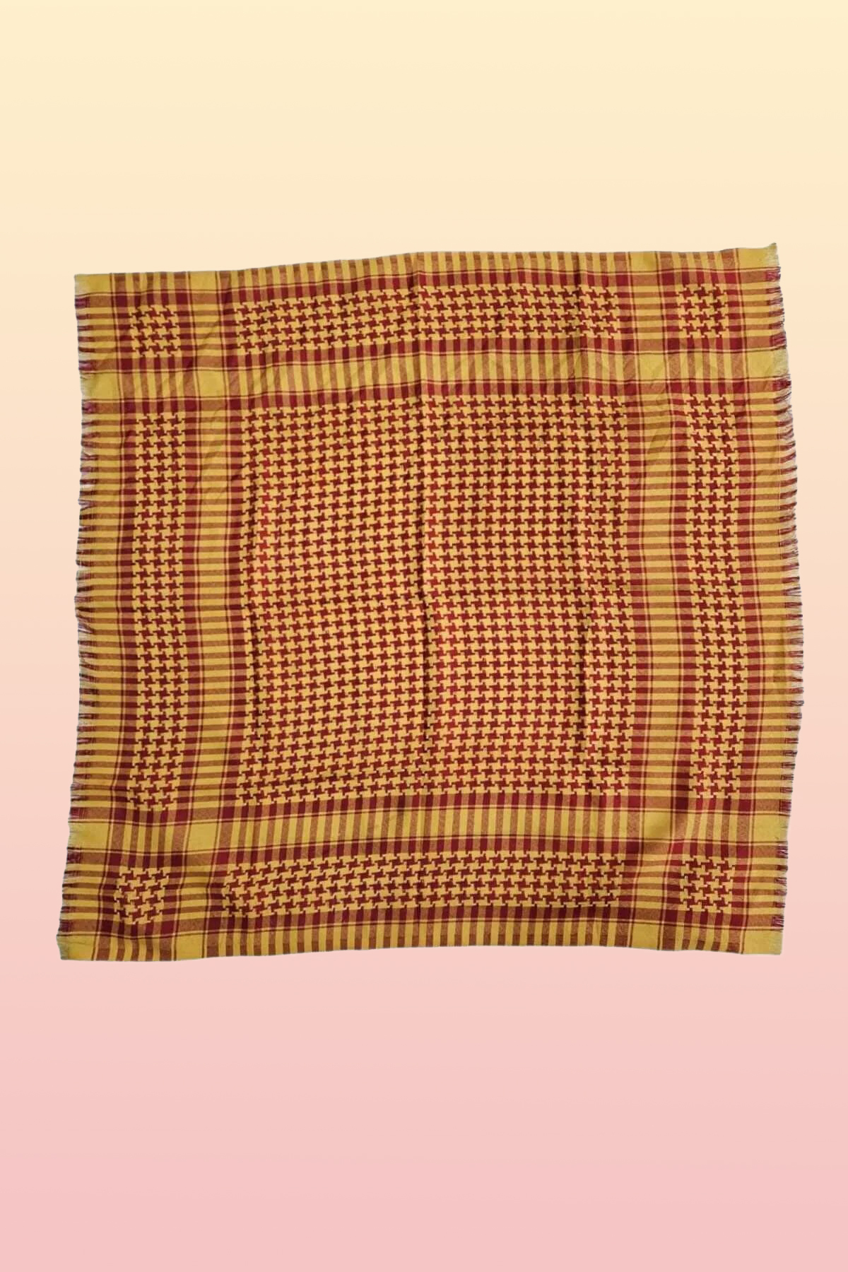 Unisex Taraftar Şalı 100 Cm X 100 Cm Günlük Kullanım Puşi Şal