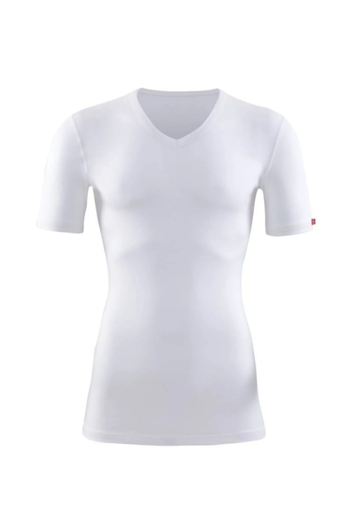 Unisex Termal Içlik Kısa Kollu V Yaka Tişört 1263