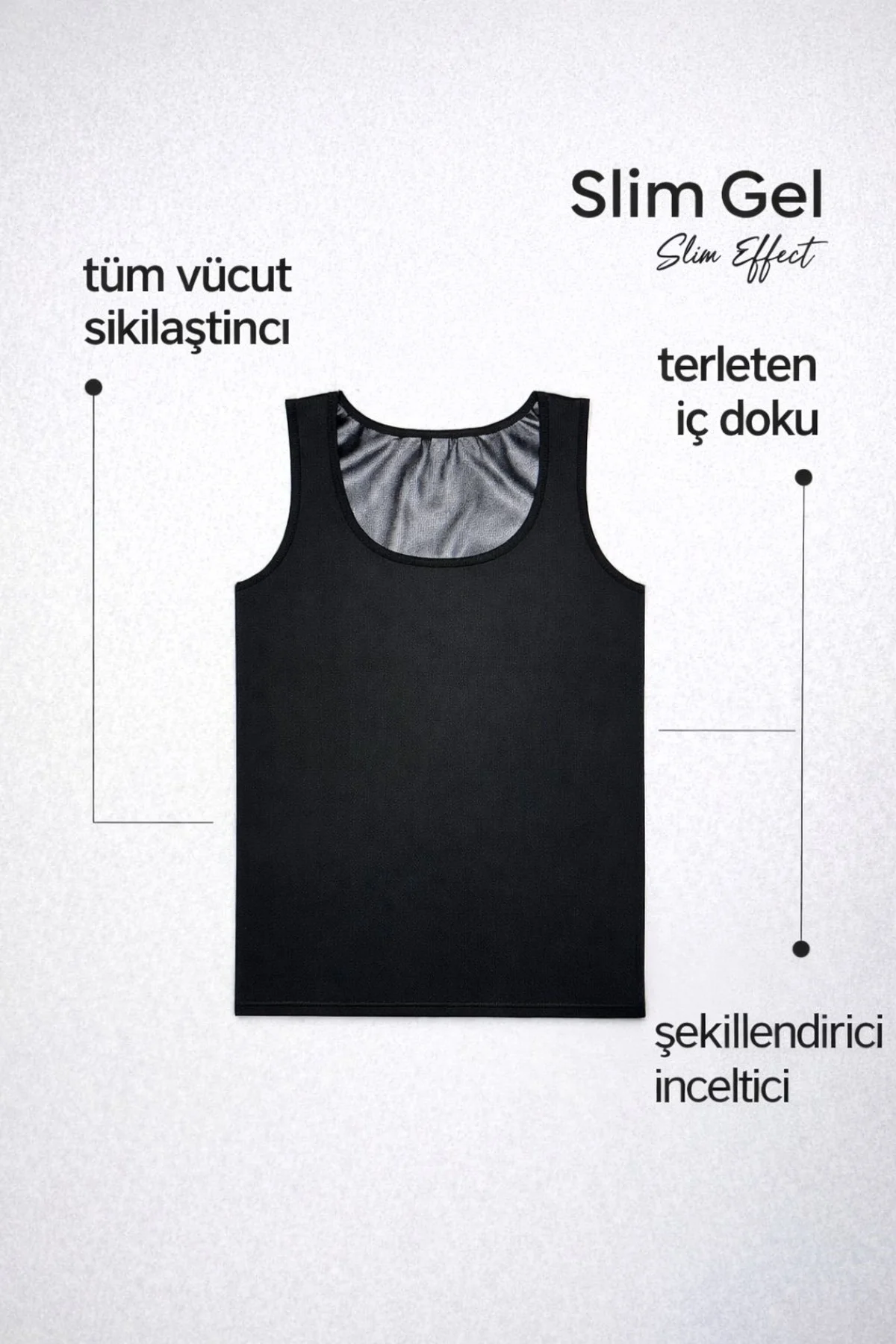 Unisex Termal Sauna Atlet Terletici Spor İçlik Nefes Alabilir Gün