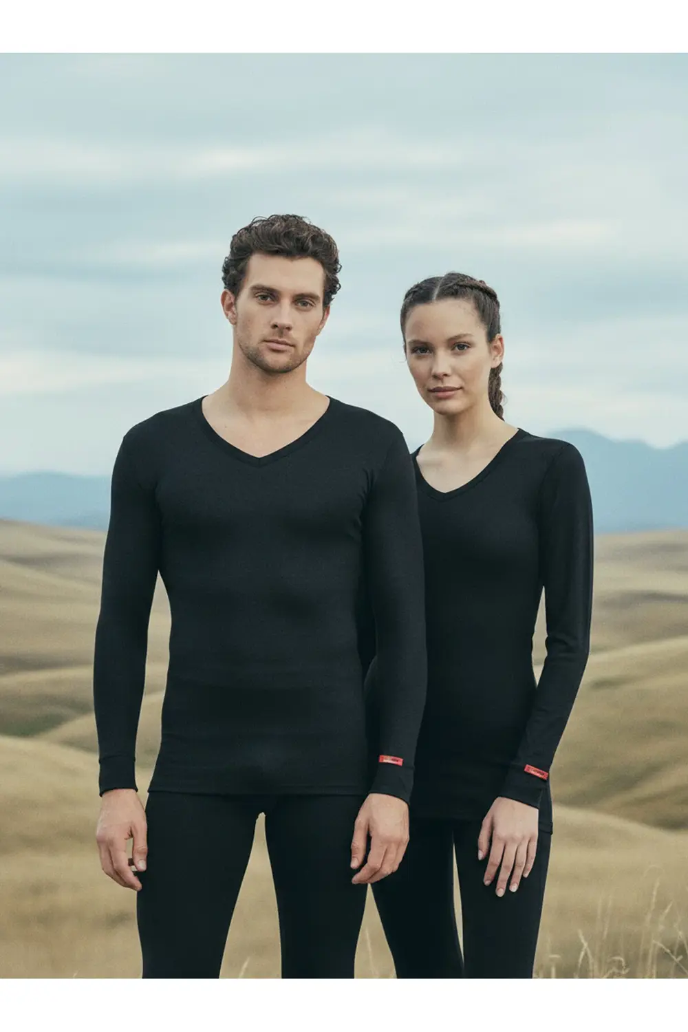 Unisex Termal Tişört 2. Seviye 1257 - Siyah