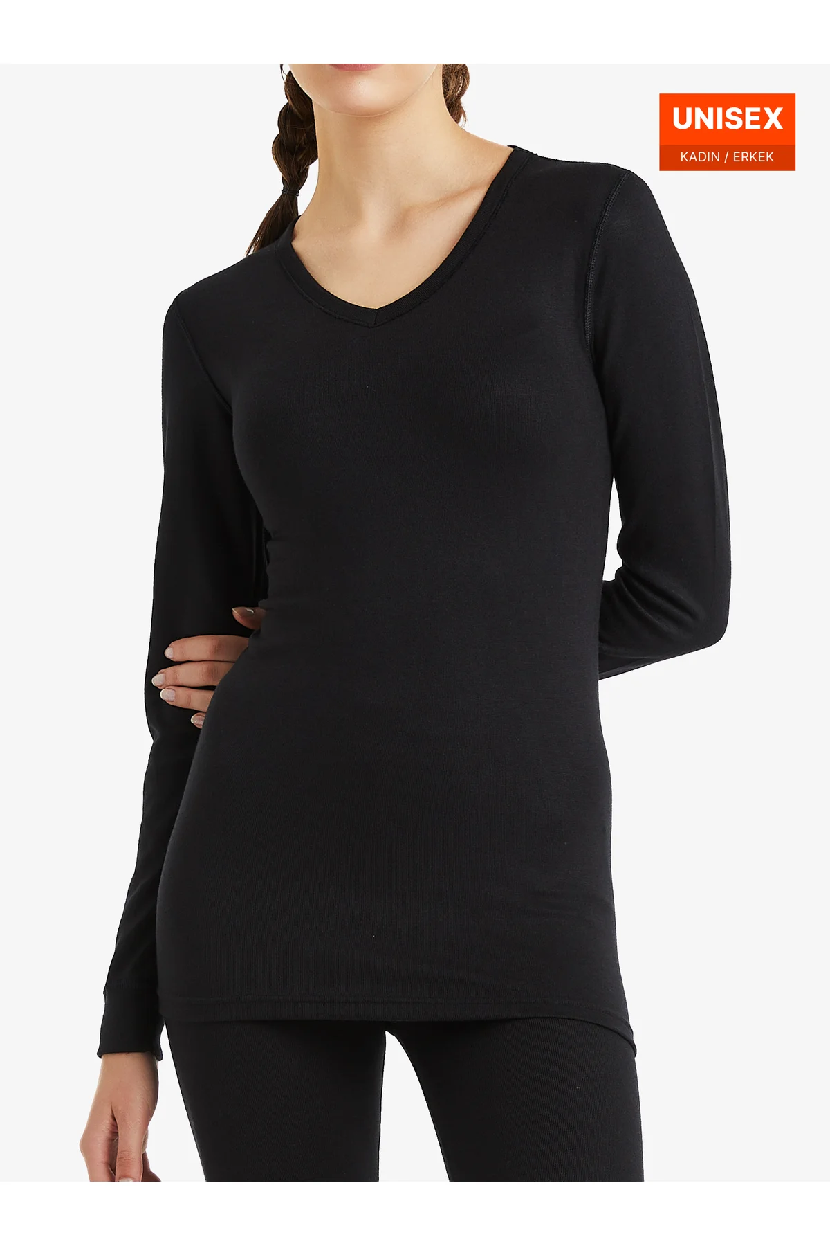 Unisex Termal Tişört 2. Seviye 1257 - Siyah
