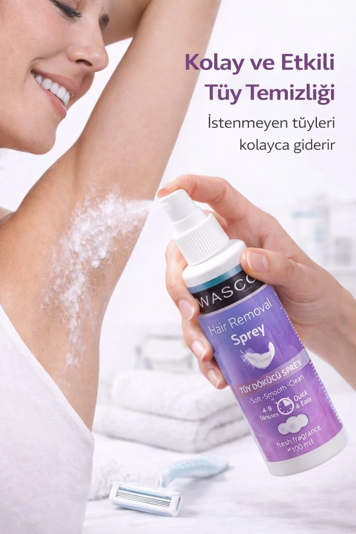 Unisex Tüy Dökücü Sprey 100 ml X 2Adet