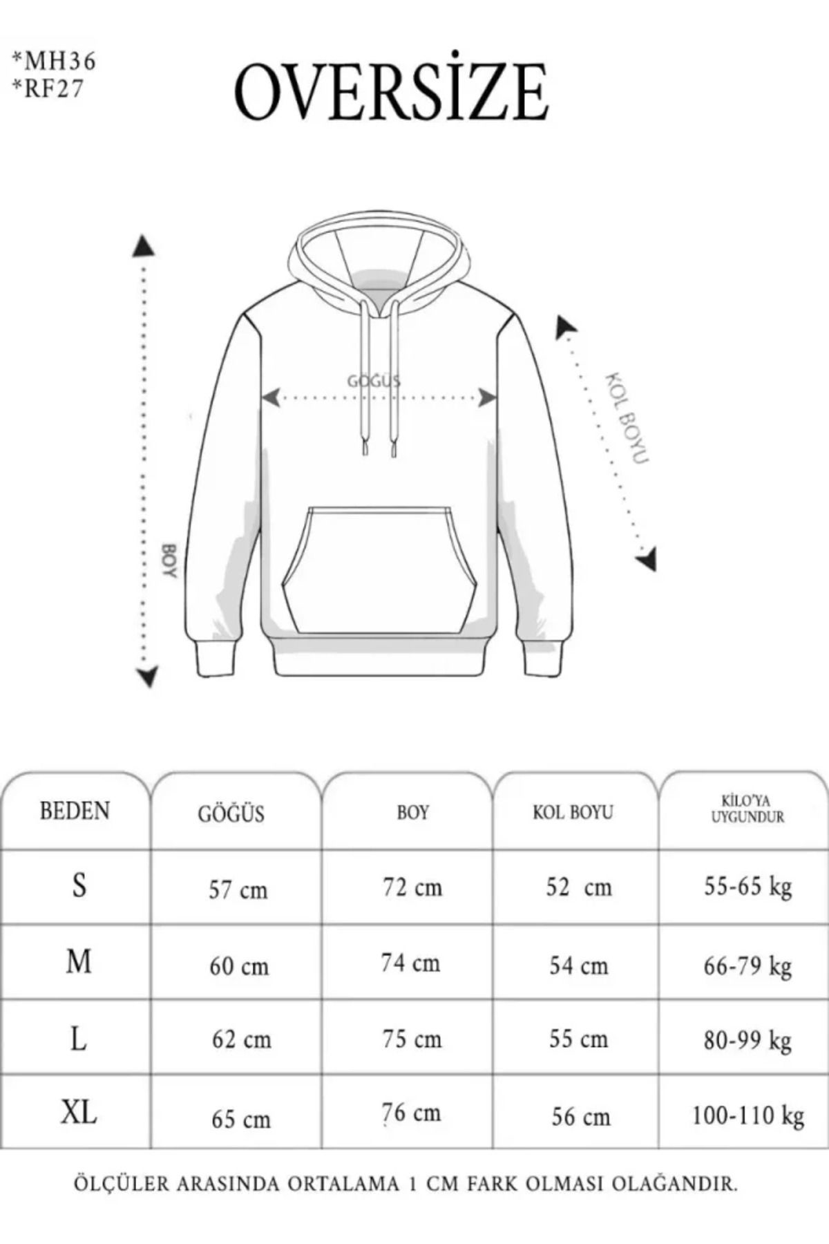 Unisex Uzun Kol Kapşonlu Yıkamalı Nakışlı SweatShirt - Füme