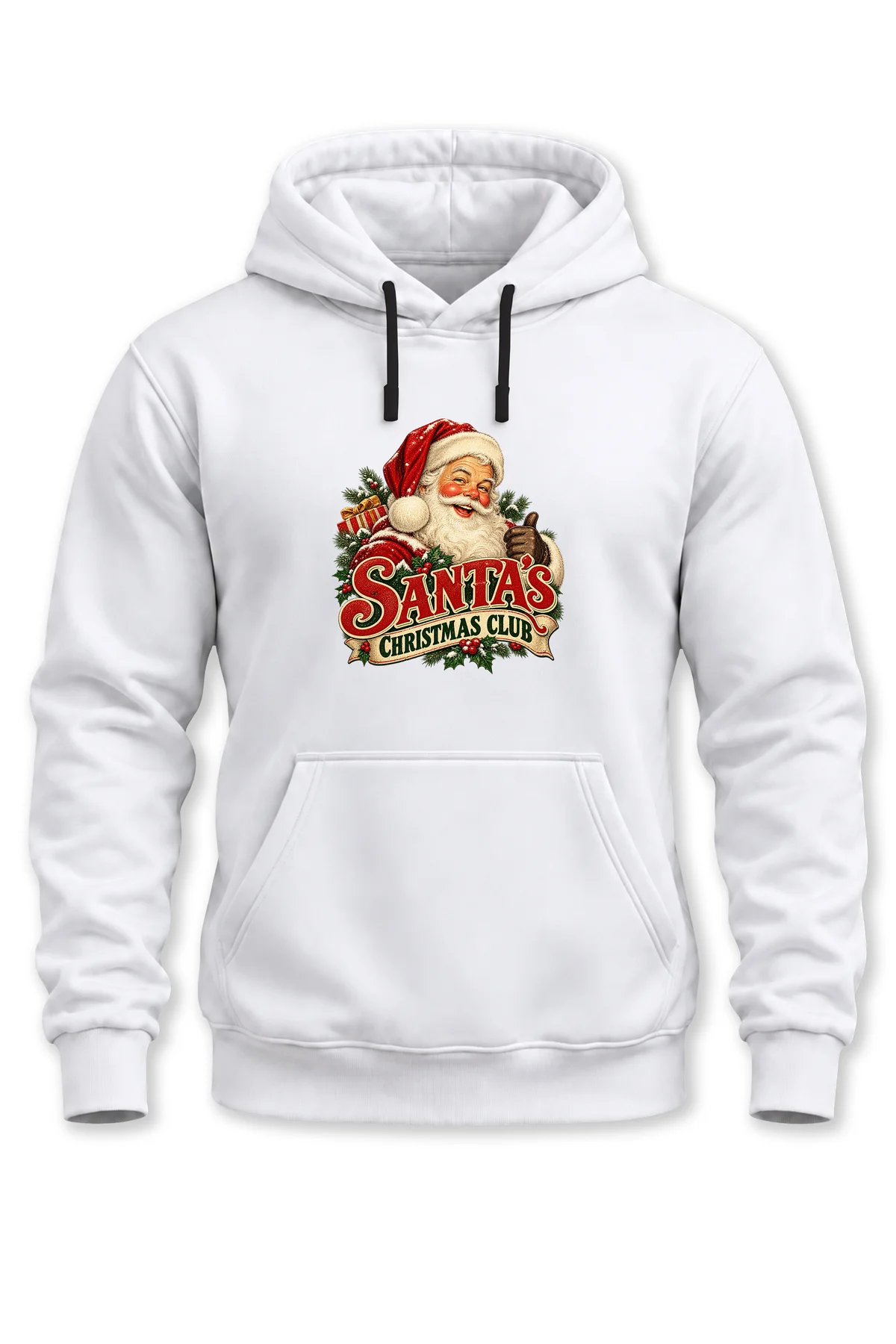 Unisex Yılbaşı Temalı Vintage Noel Baba Santa's Christmas Club Baskılı Kapüşonlu Sweatshirt Hoodie Unisex Yılbaşı Temalı Vintage Noel Baba Santa's Christmas Club Baskılı Kapüşonlu Sweatshirt Hoodie