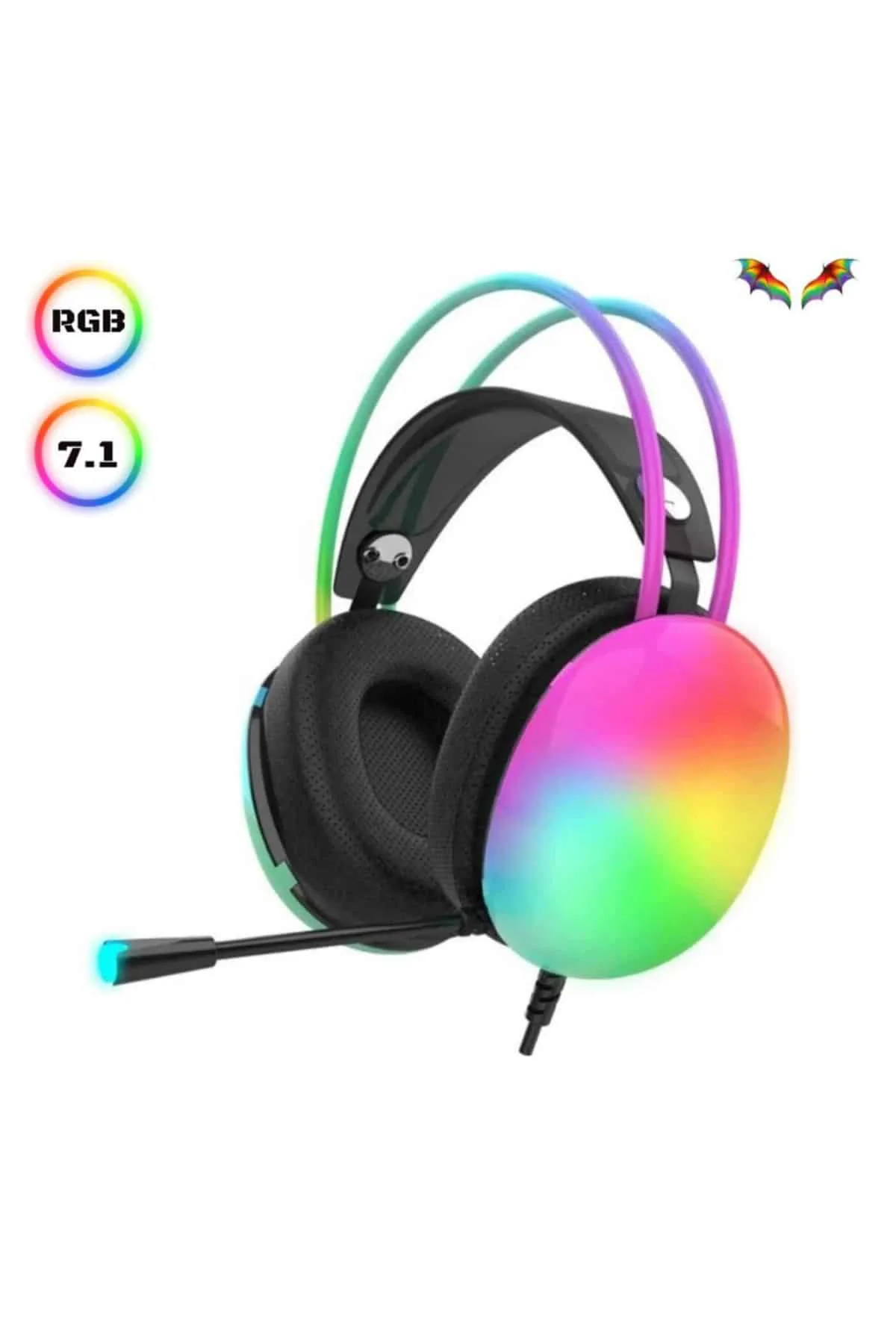 Unısex Yüksek Ses Kaliteli Yumuşak Kılıflı Kablosuz Kulak Üstü Bl