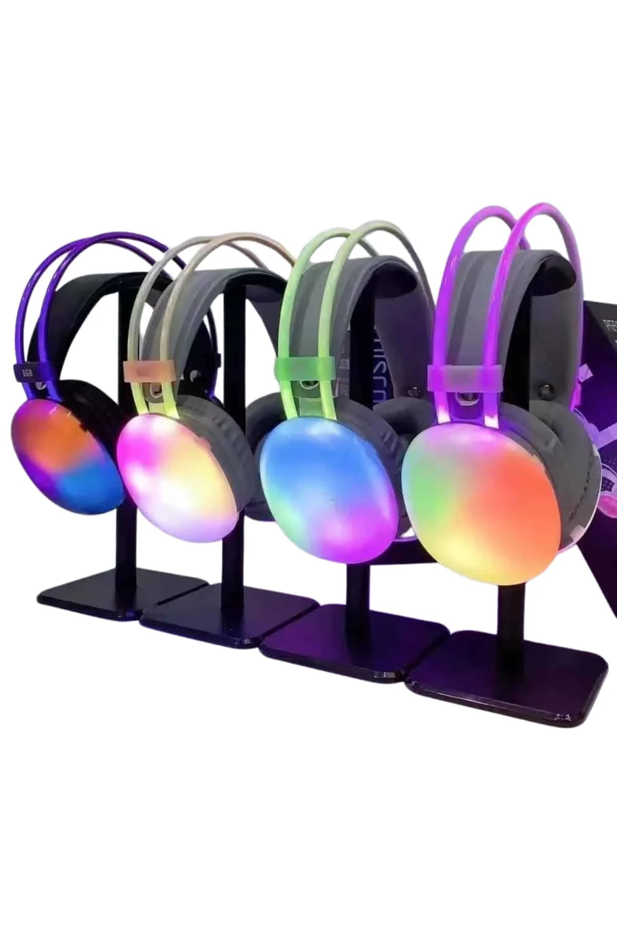 Unısex Yüksek Ses Kaliteli Yumuşak Kılıflı Kablosuz Kulak Üstü Bl