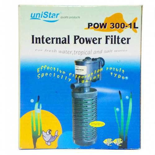 Unistar  Pow 300-1L Akvaryum İç Filtre 500 L/H
