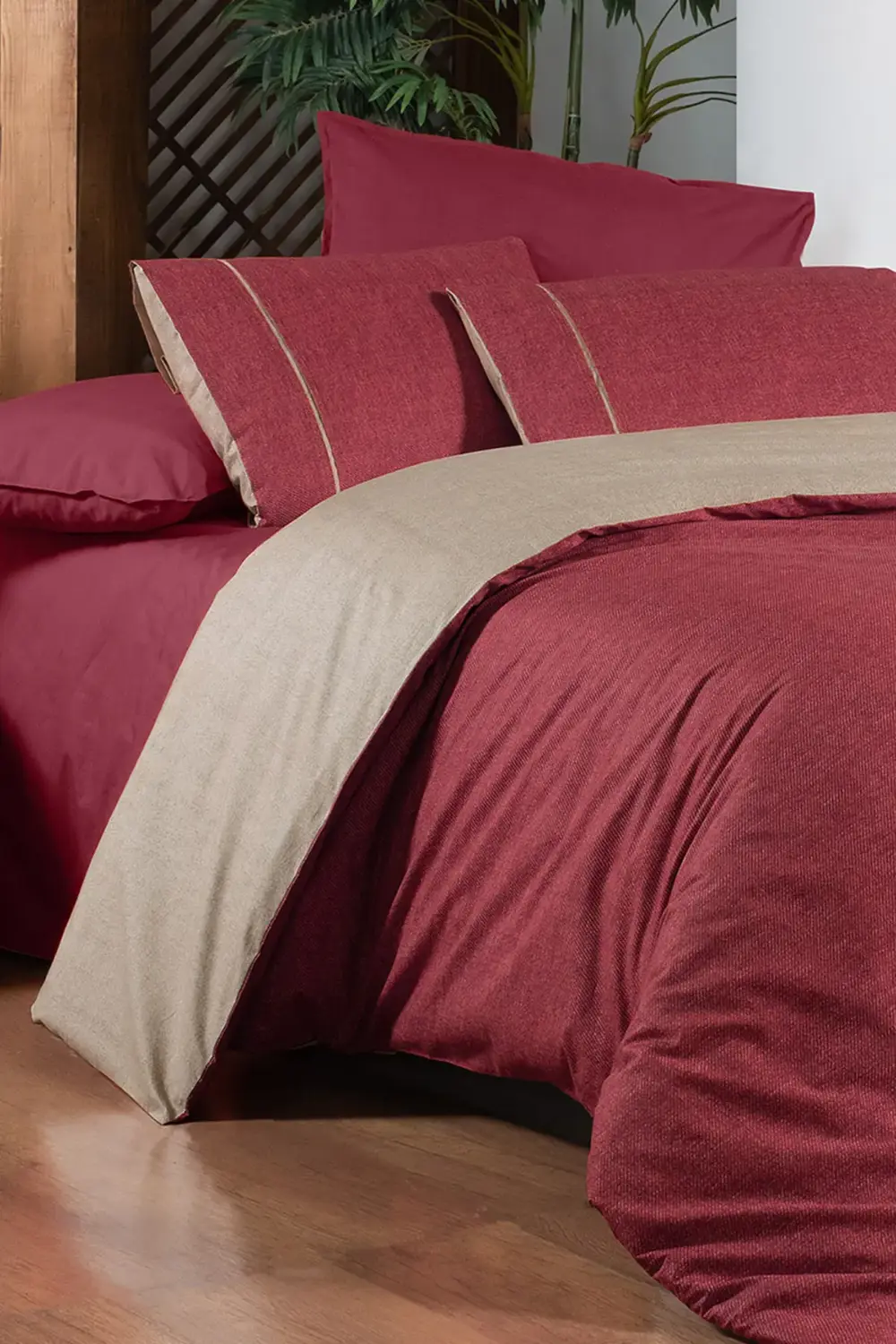 Unitwill Pembe Tek Kişilik %100 Pamuk Nevresim Takımı