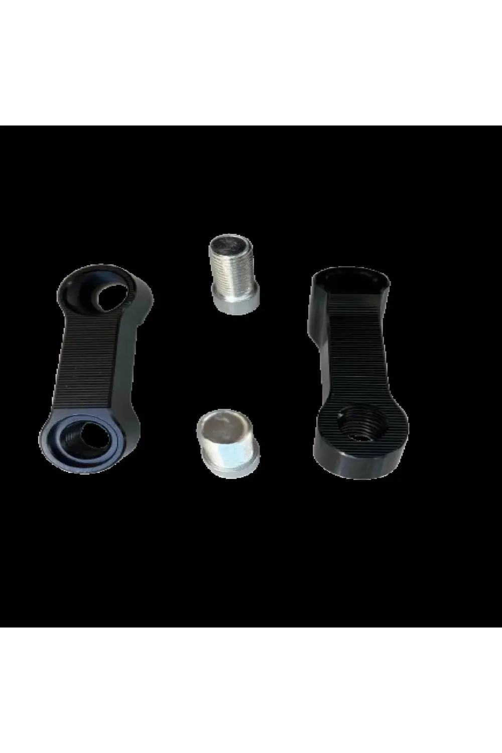 ÜNİVERSAL AYNA UZATMA GENİŞLETME APARATI SİYAH 10mm DÜZ DİŞ PCX