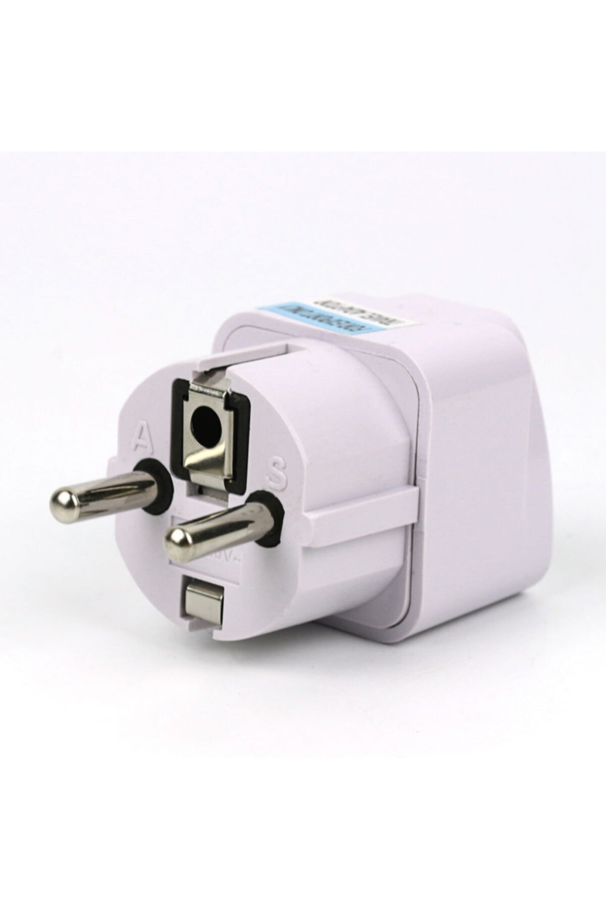Universal Çevirici Priz Amerikan Ingiliz Fiş Dönüştürücü Beyaz