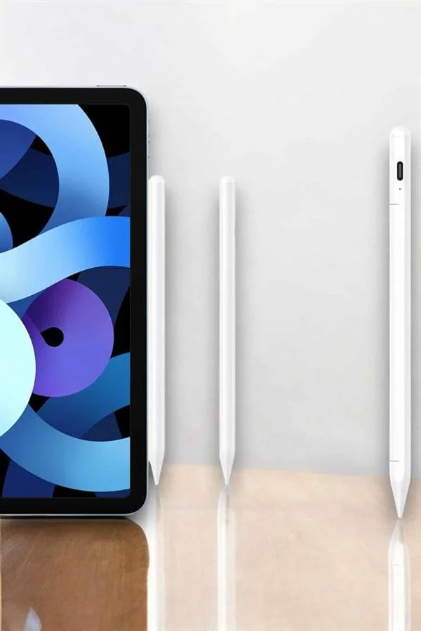 Universal Çizim Kalemi - iOS Android Uyumlu Yedek Uçlu Tablet Kalemi ve Apple Pencil Alternatifi