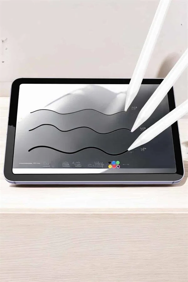 Universal Çizim Kalemi - iOS Android Uyumlu Yedek Uçlu Tablet Kalemi ve Apple Pencil Alternatifi