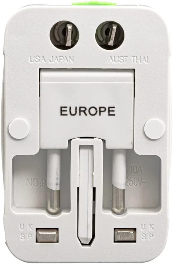 Universal Çoklu Priz Çevirici (125V-250V-6A-13A)