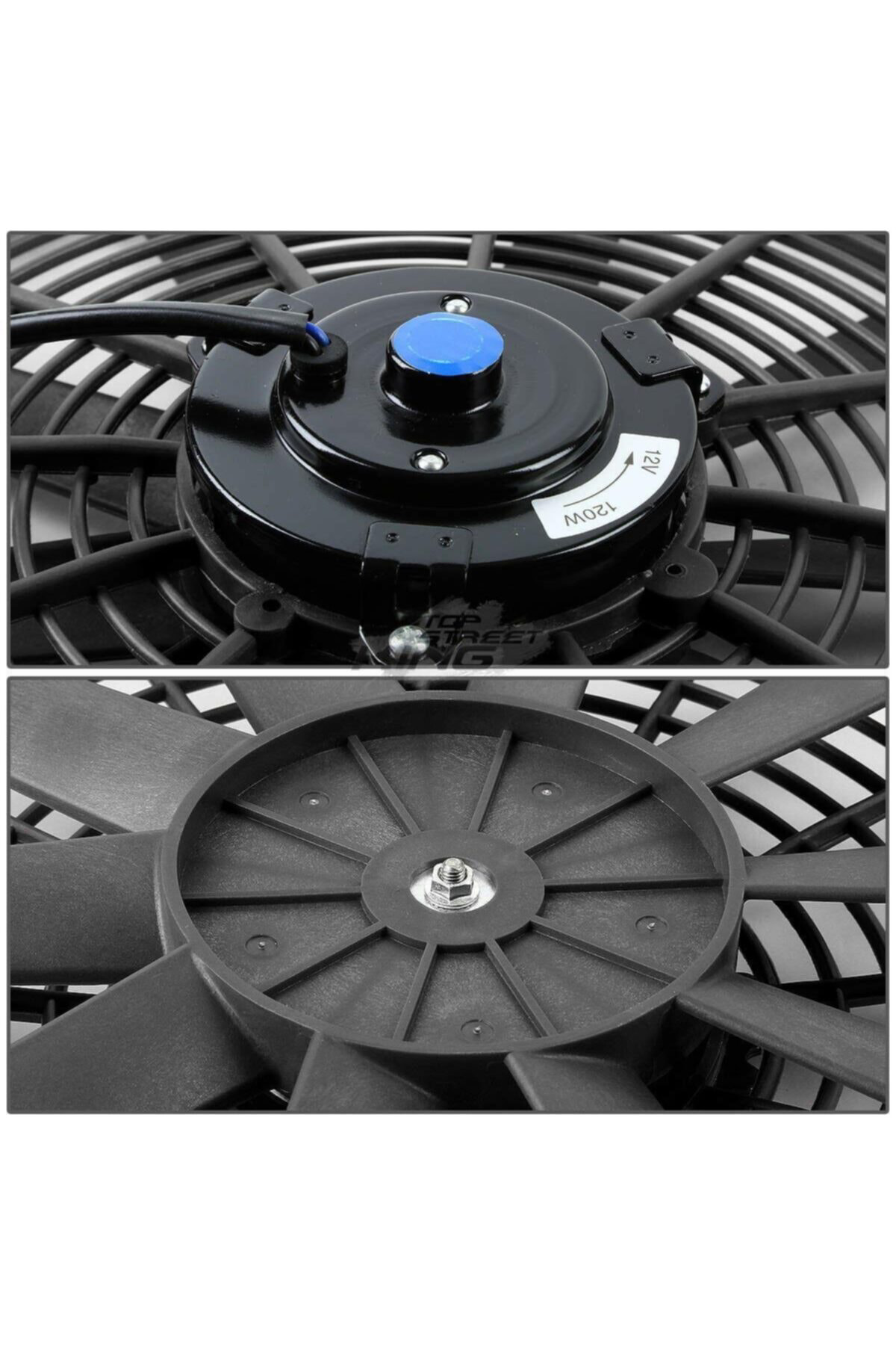 Üniversal Fan Motoru 12 Volt 11"ınc Üfleyici