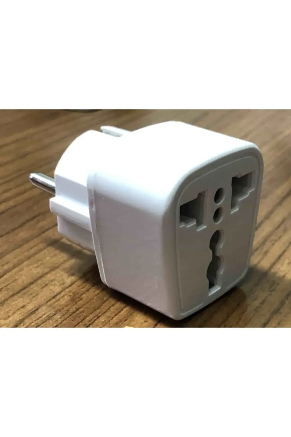 Üniversal Ingiliz Çevirici Beyaz Erkek Elektrik Priz Dönüştürücü