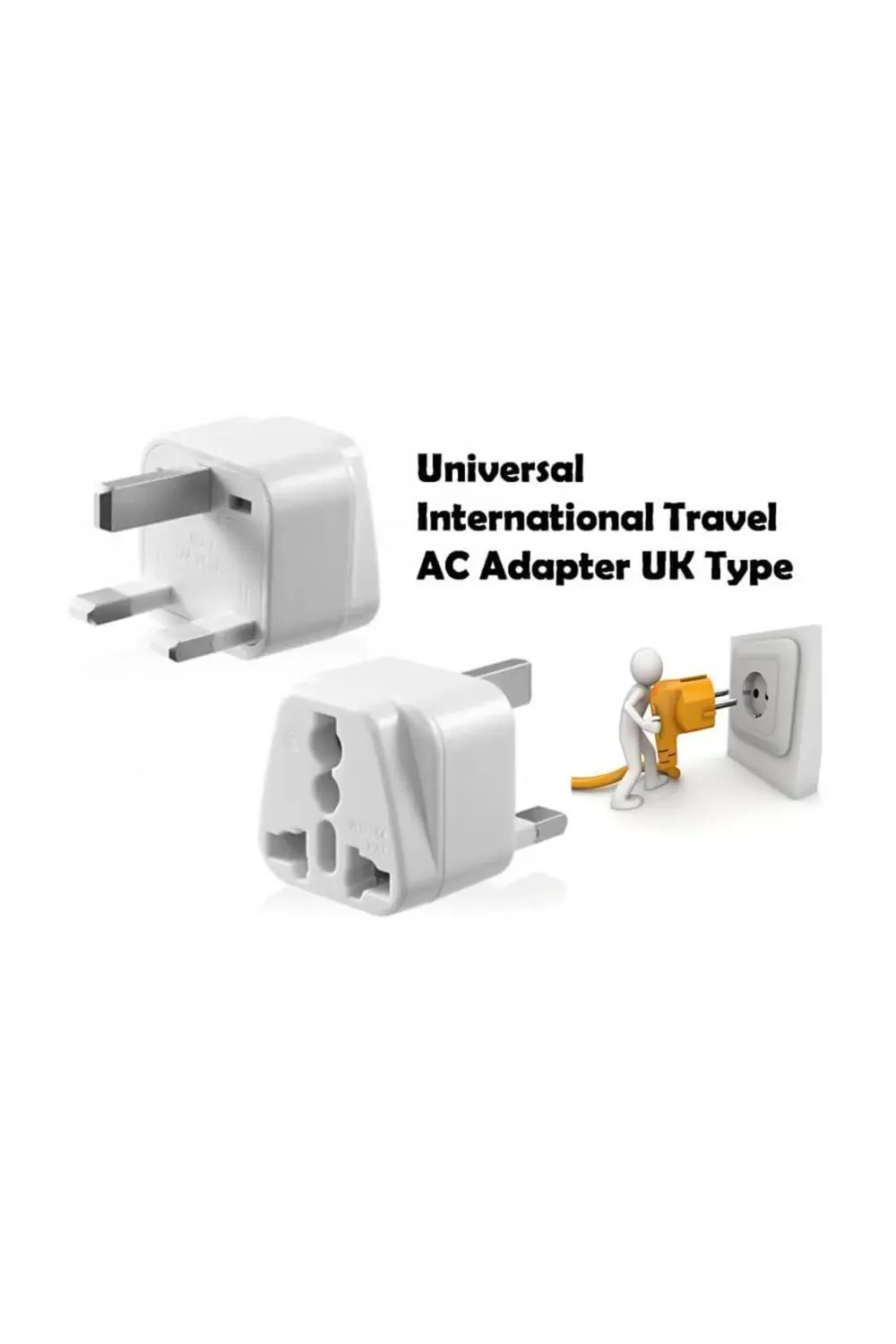 Üniversal Ingiliz Fiş Çevirici Priz Dönüştürücü Adaptör Amerika A