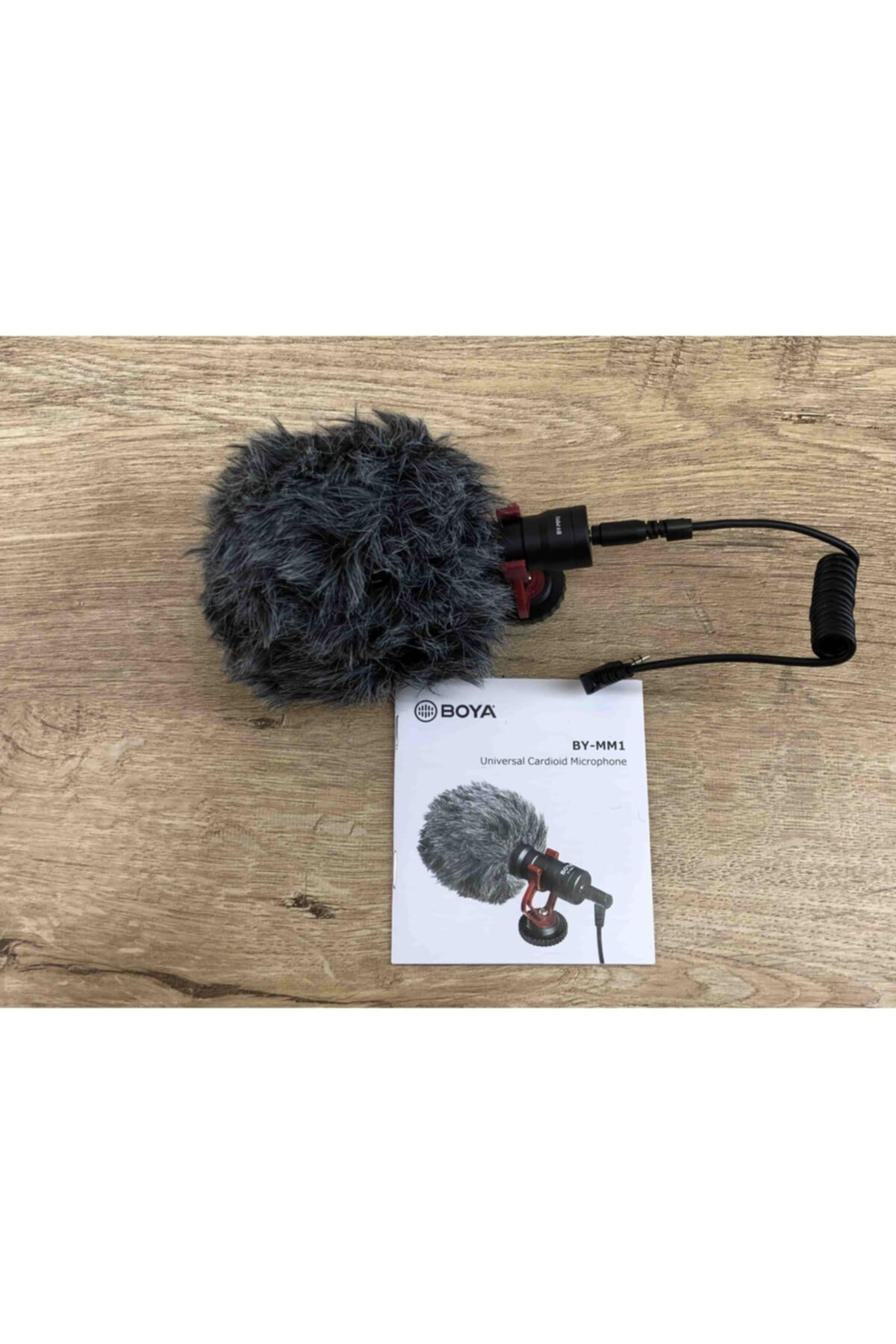 Üniversal Kardioid Tüylü Mikrofon Video Çekimleri Için Rüzgar Ses