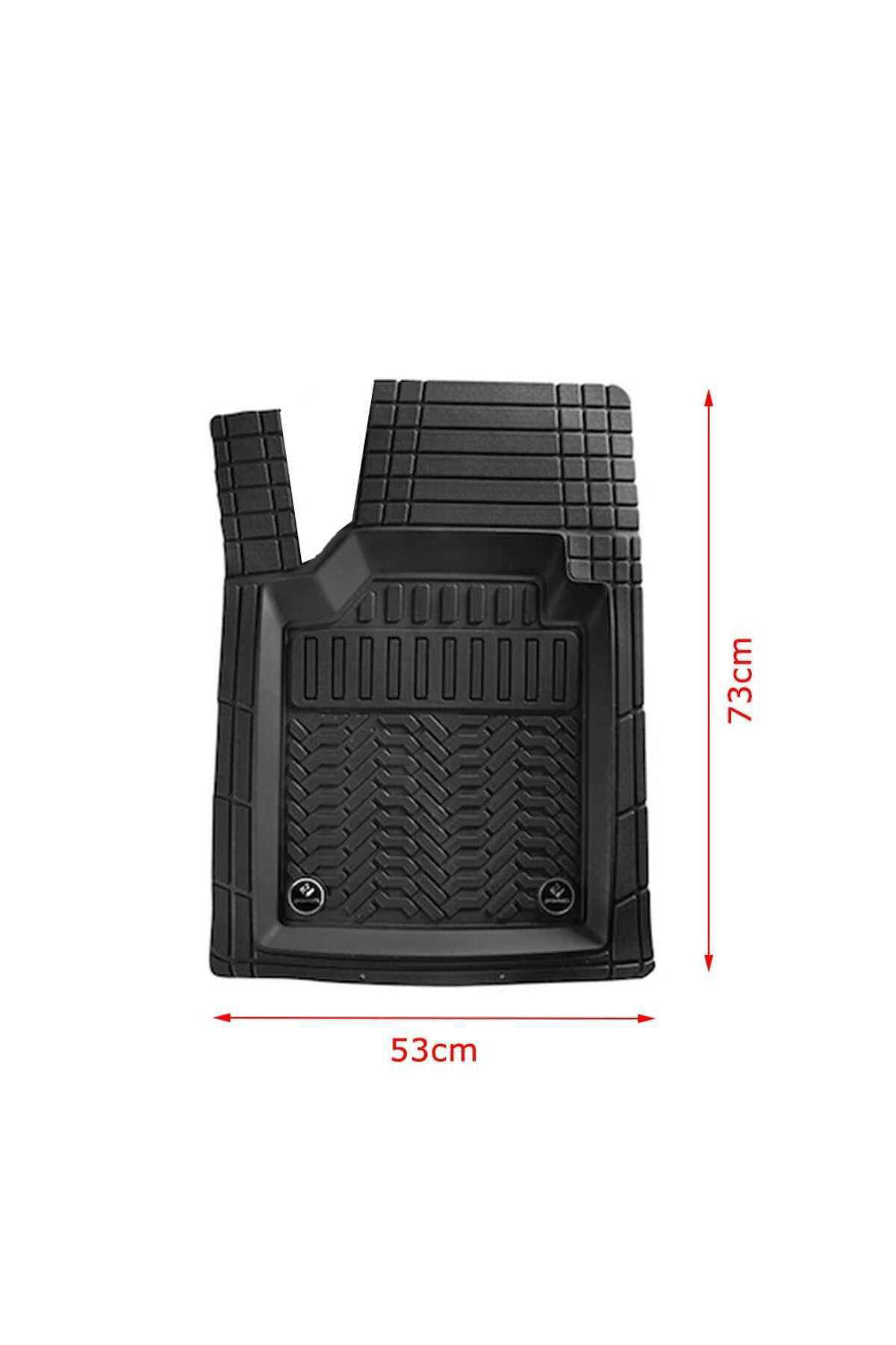 Universal Kesilebilir Promats Serisi 5 Parça 3D Havuzlu Paspas Se