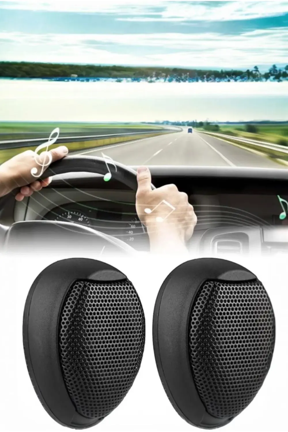 Universal Mini Tweeter Seti 62mm – 4–16 Ohm 350W – Araç ve Ev Ses