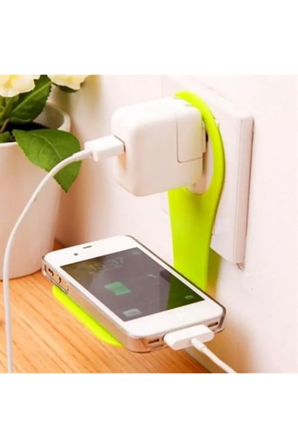 ® Universal Mobil Şarj Priz Askısı ve Telefon Tablet Tutucu Stand