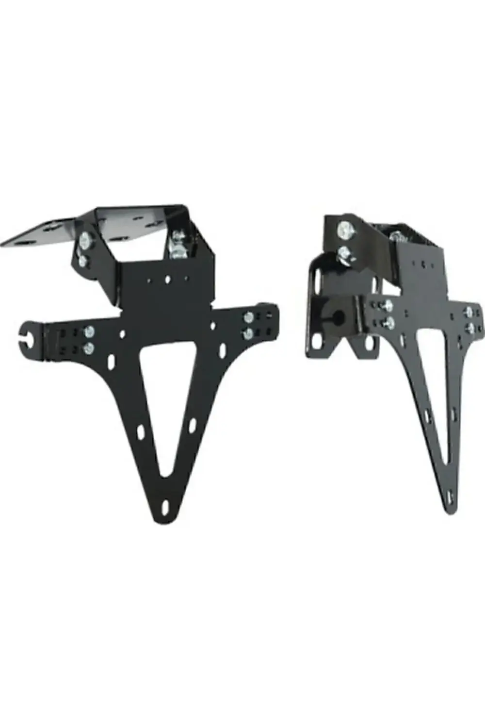 Universal Motosiklet Katlanır Plakalık Sinyal Bağlantılı Siyah Su